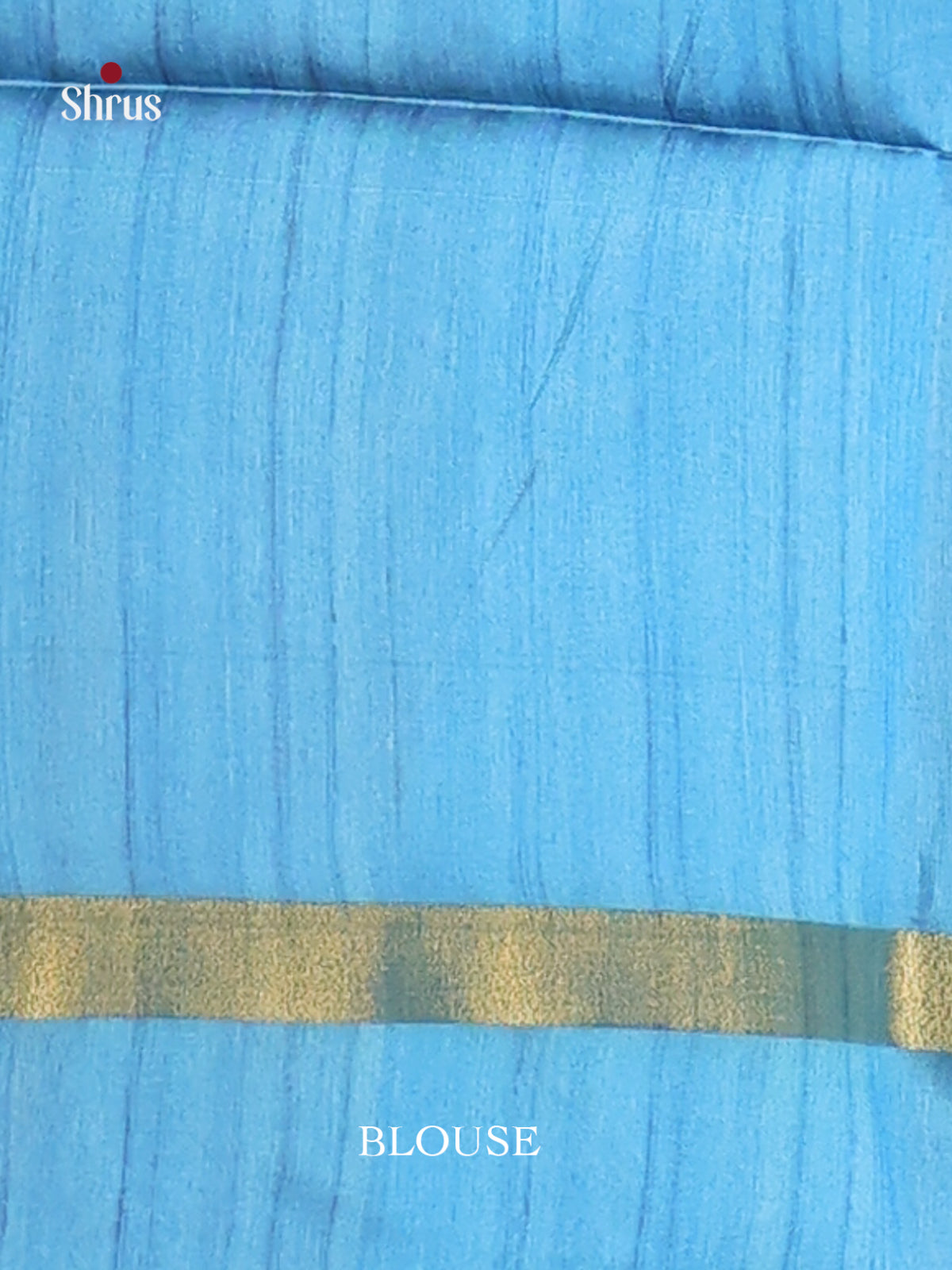 Peach & Blue - Champa semitussar Saree - Shop on Shrus.com