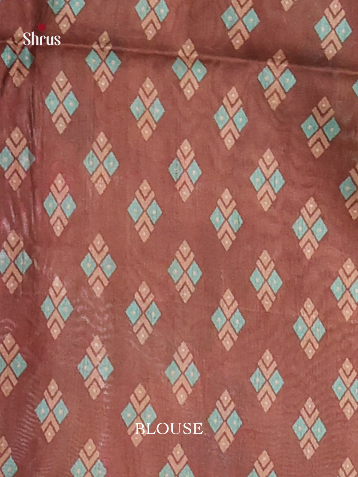 Blue & Brown- Champa semitussar Saree