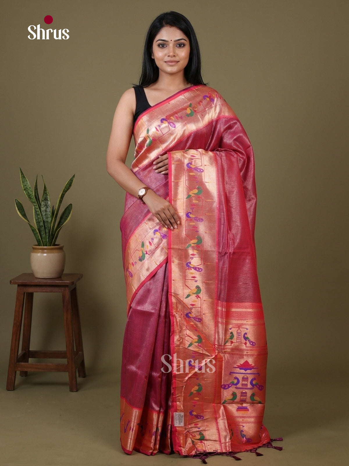 DFS10114 - Semi paithani