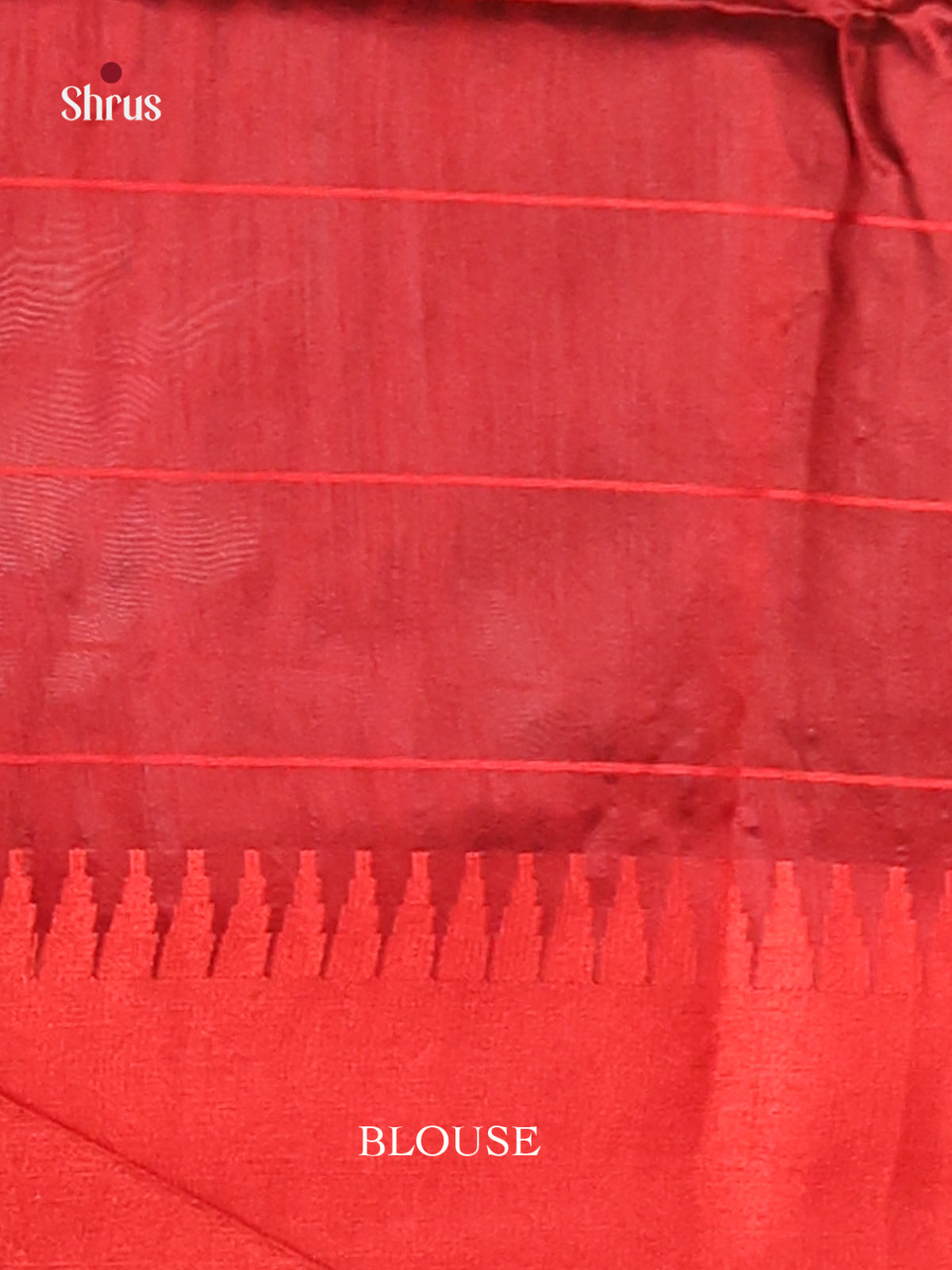 Black & Red - Champa semitussar Saree