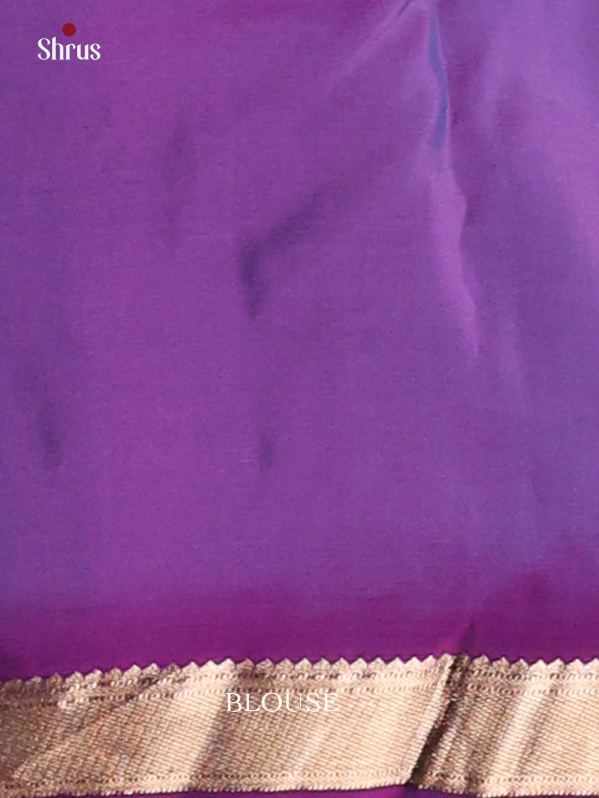 Teal & Purple Kanchipuram silk Saree with zari Woven criss-cross brocade pallu-2
