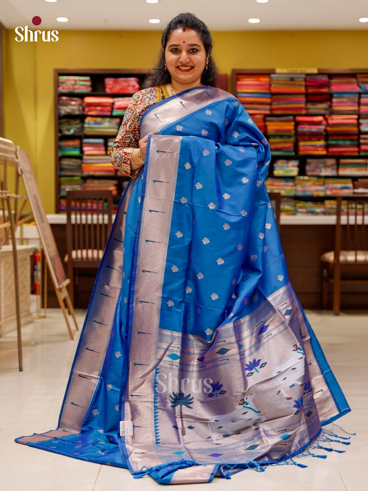 Semi Paithani Saree - DFS10232