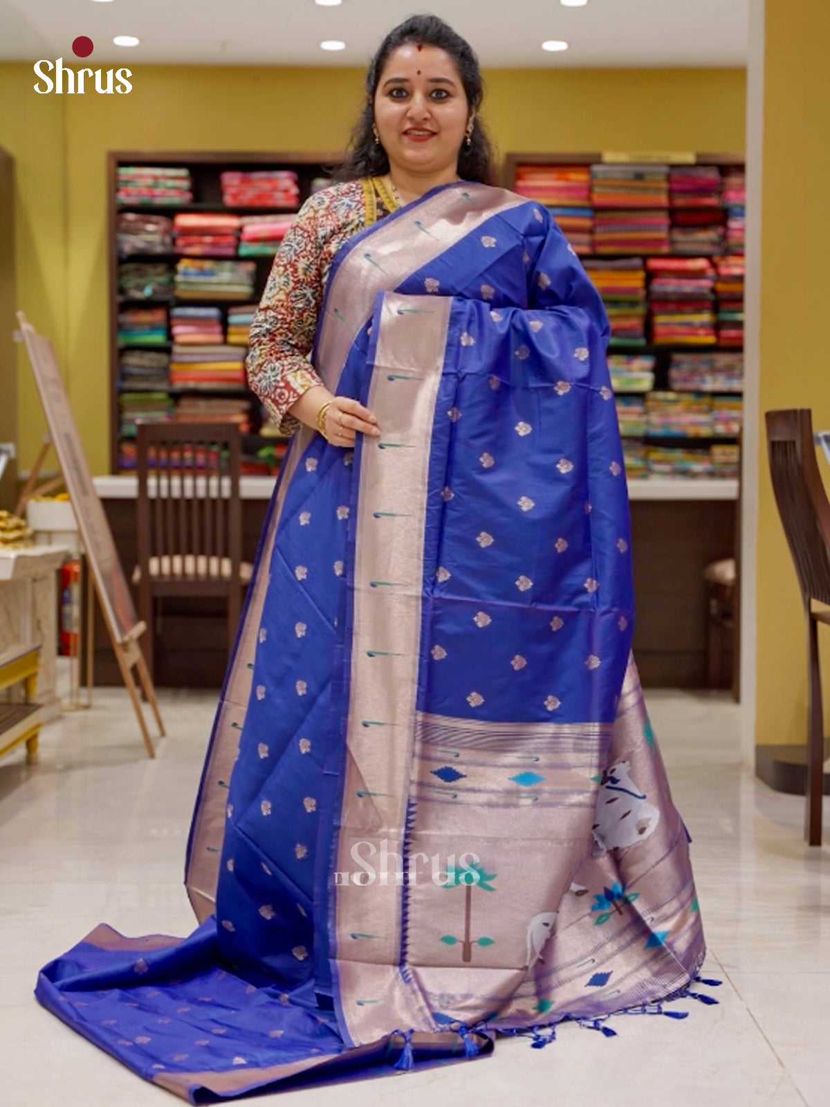 Semi Paithani Saree - DFS10234