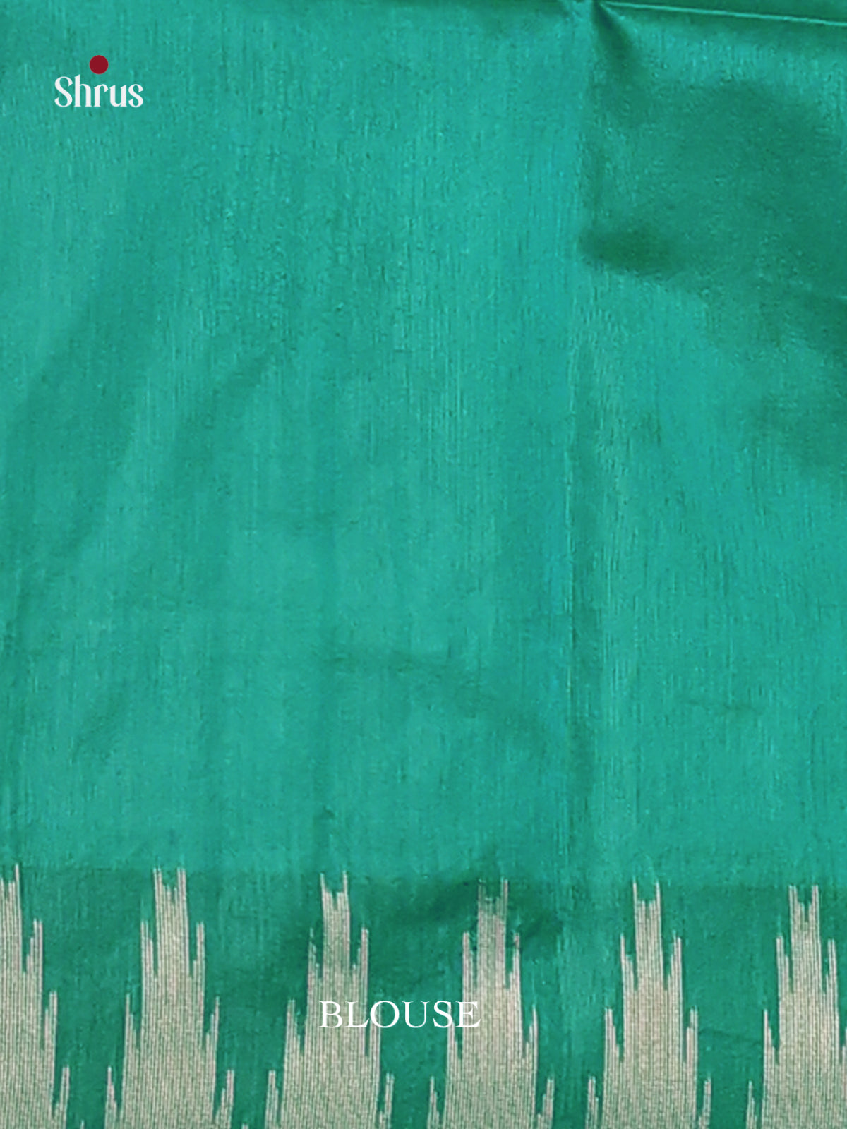 Pastel Green & Green - Semi Rawsilk Saree - Shop on Shrus.com