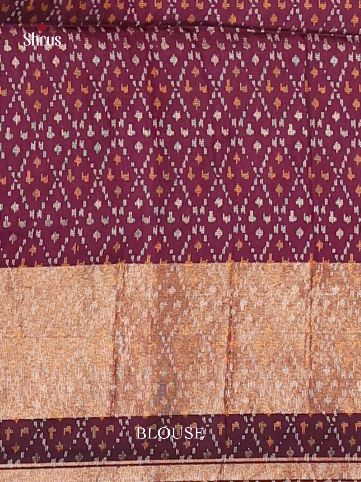 Purple - Champa semitussar Saree - Shop on Shrus.com