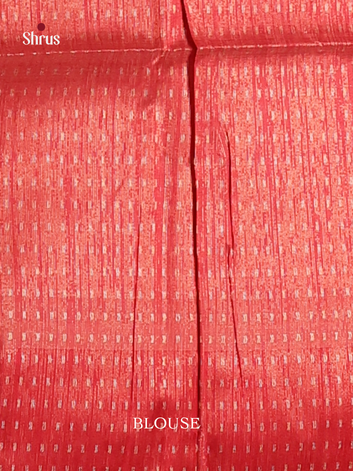 Peach & Red - Champa semitussar Saree - Shop on Shrus.com