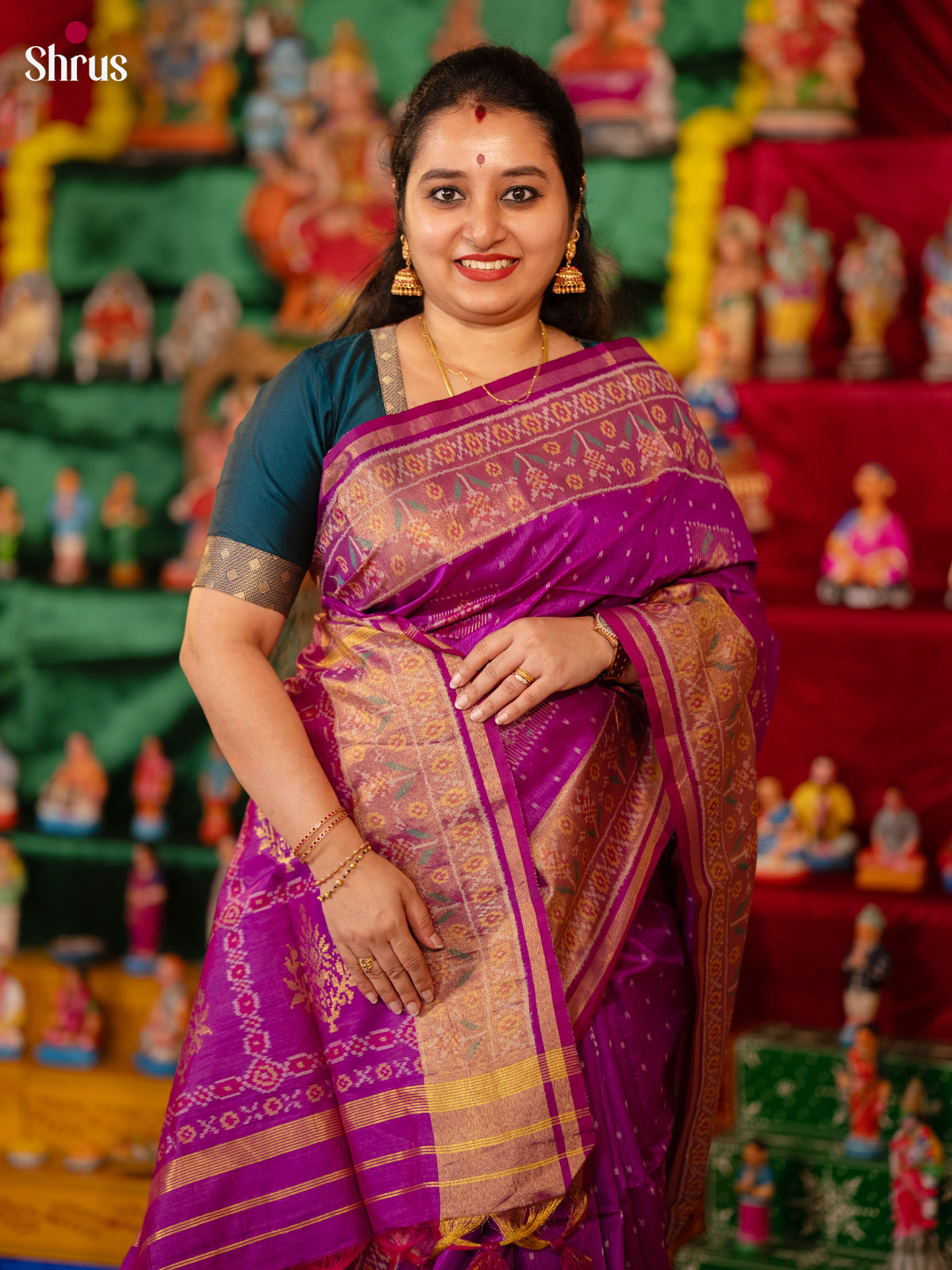 DFS11033-Champa semitussar Saree - Shop on Shrus.com