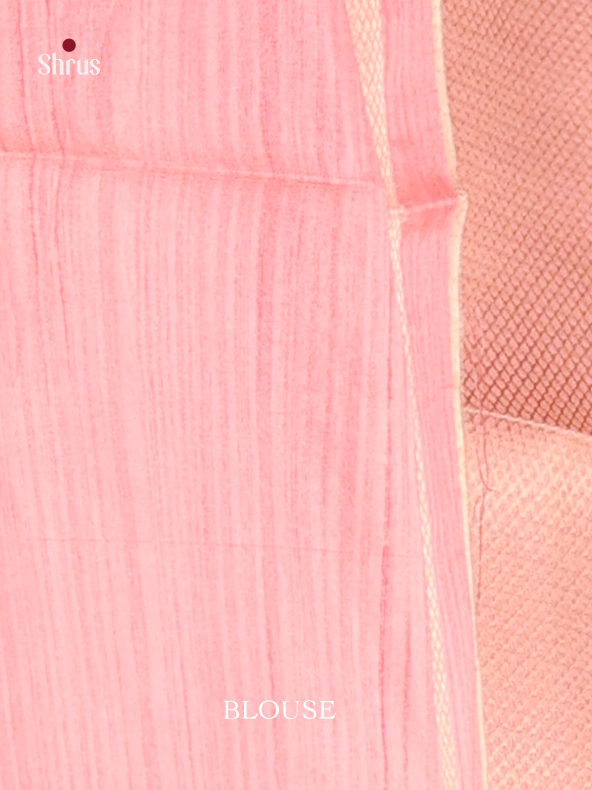 Pink - Semi Rawsilk Saree - Shop on Shrus.com