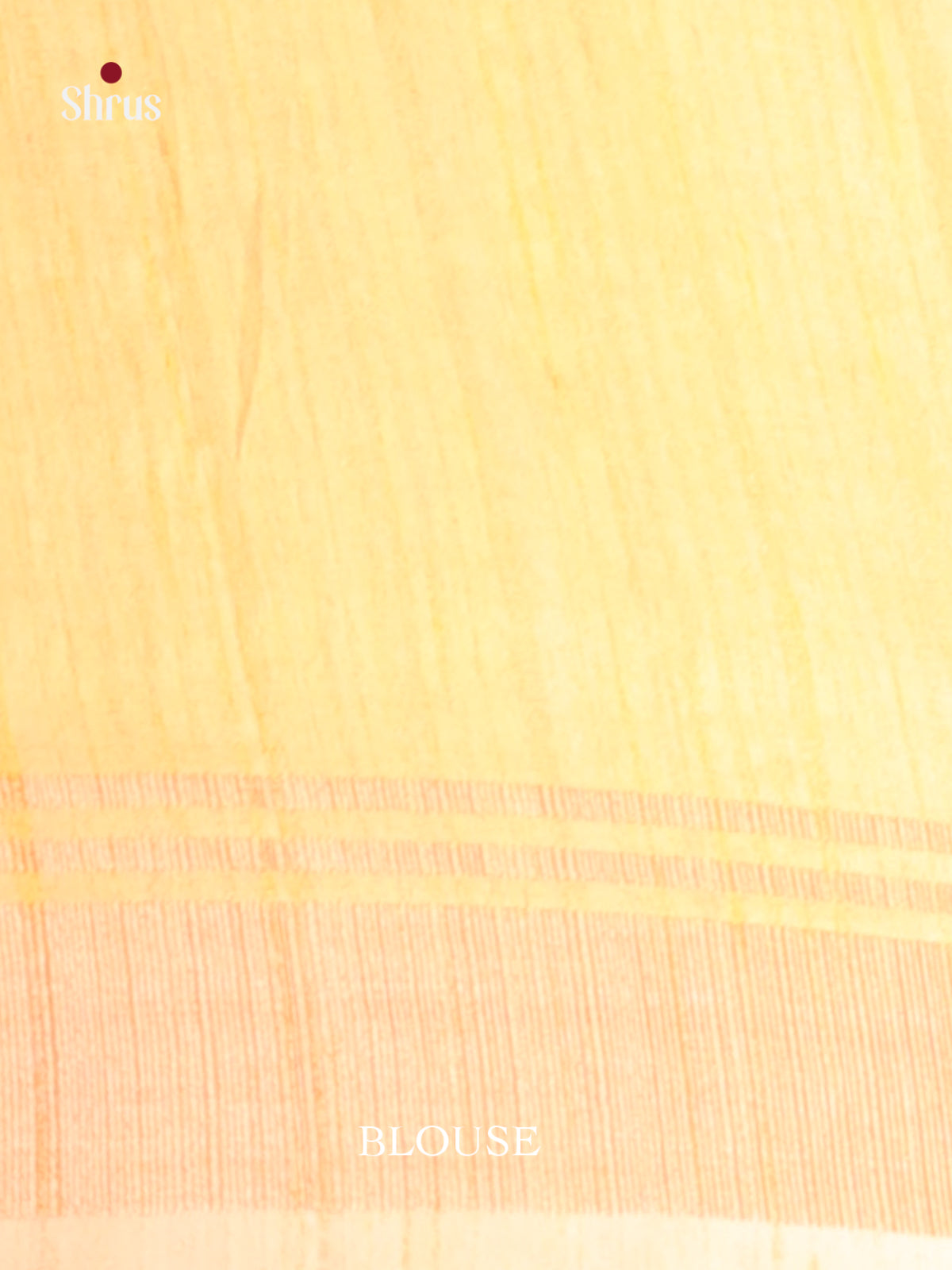 Yellow - Semi Rawsilk Saree - Shop on Shrus.com
