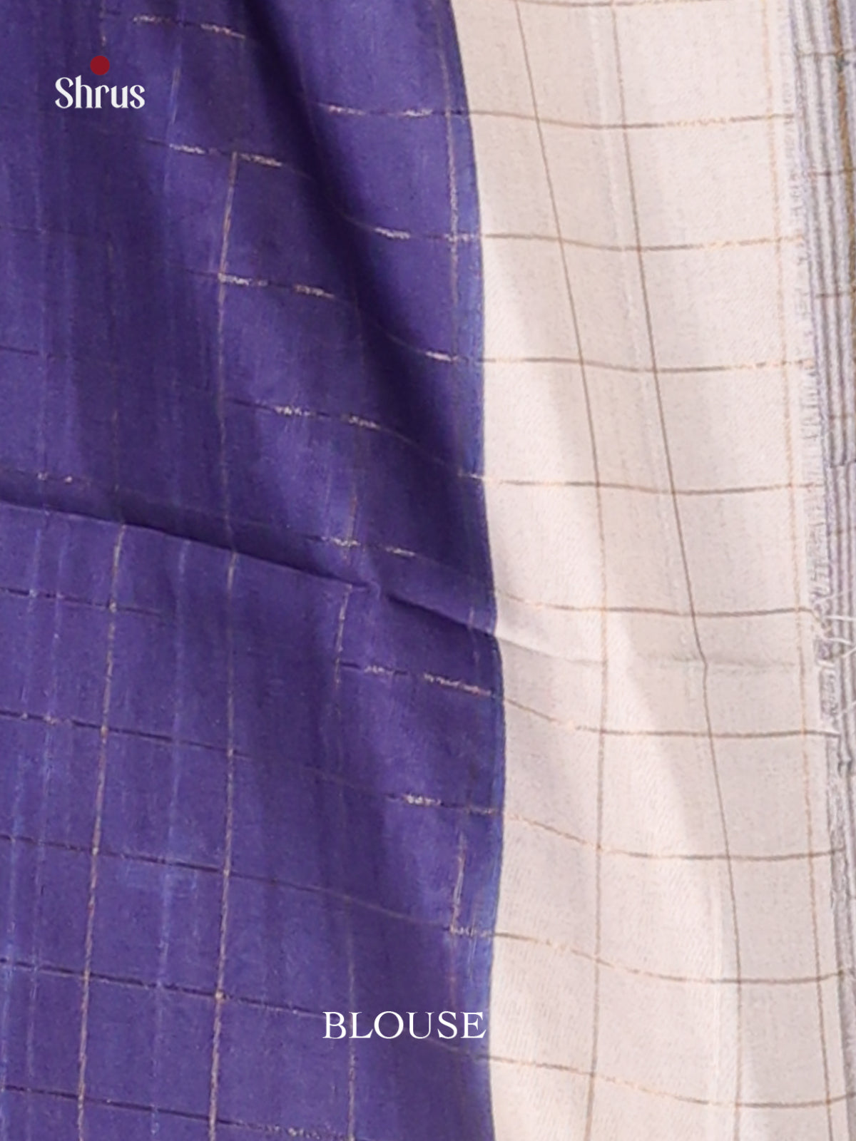 Red & Blue- Champa semitussar Saree - Shop on Shrus.com