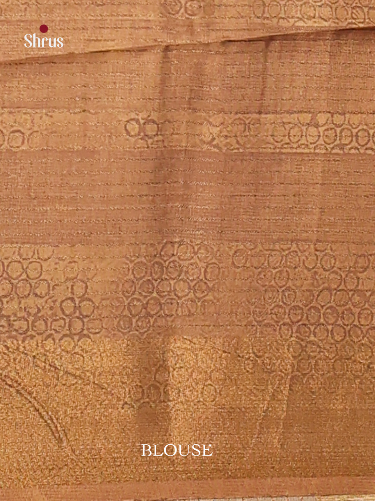 Cream & Brown- Champa semitussar Saree