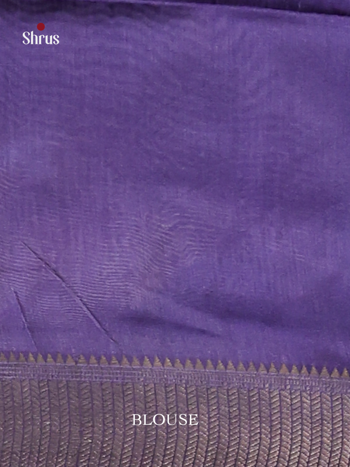 Blue & Violet - Champa semitussar Saree