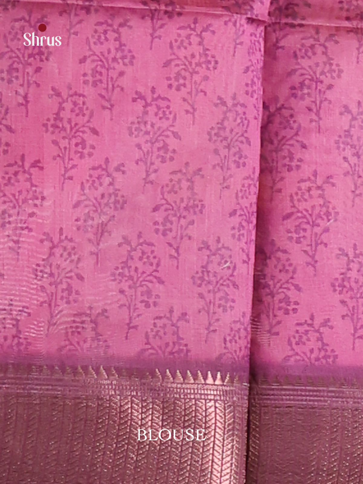 Cream & Purple - Champa semitussar Saree - Shop on Shrus.com