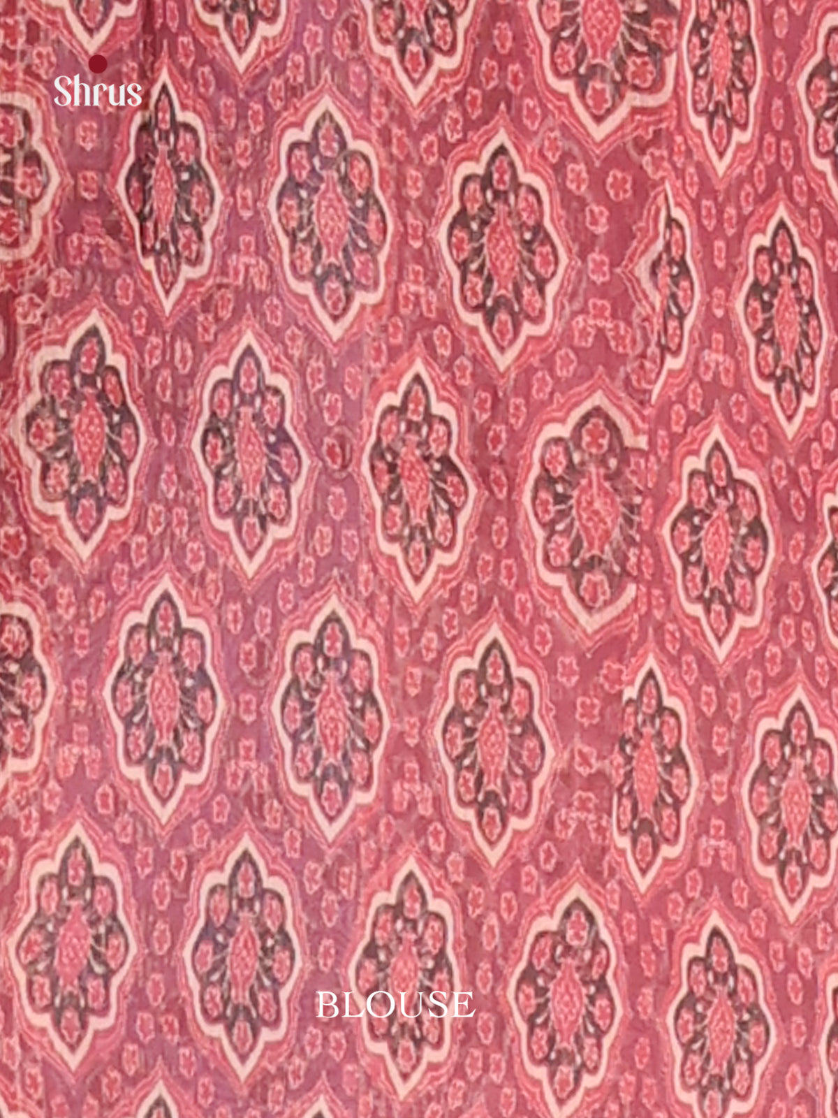 Purple & Maroon - Semi Chanderi Saree