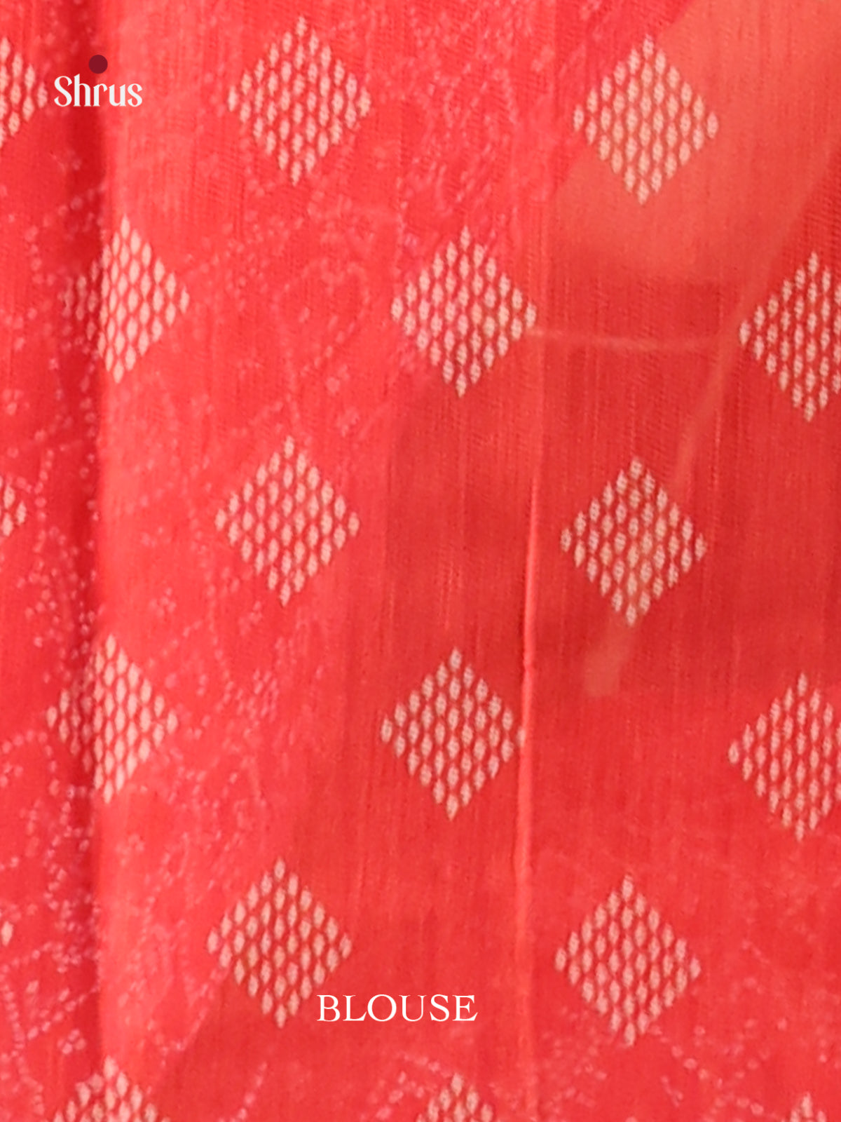 Brown & Red - Semi Chanderi Saree