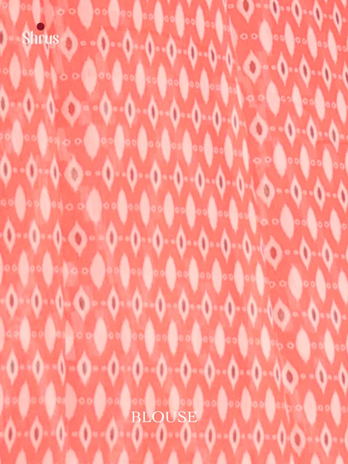 Grey & Red- Semi Chanderi Saree - Shop on Shrus.com
