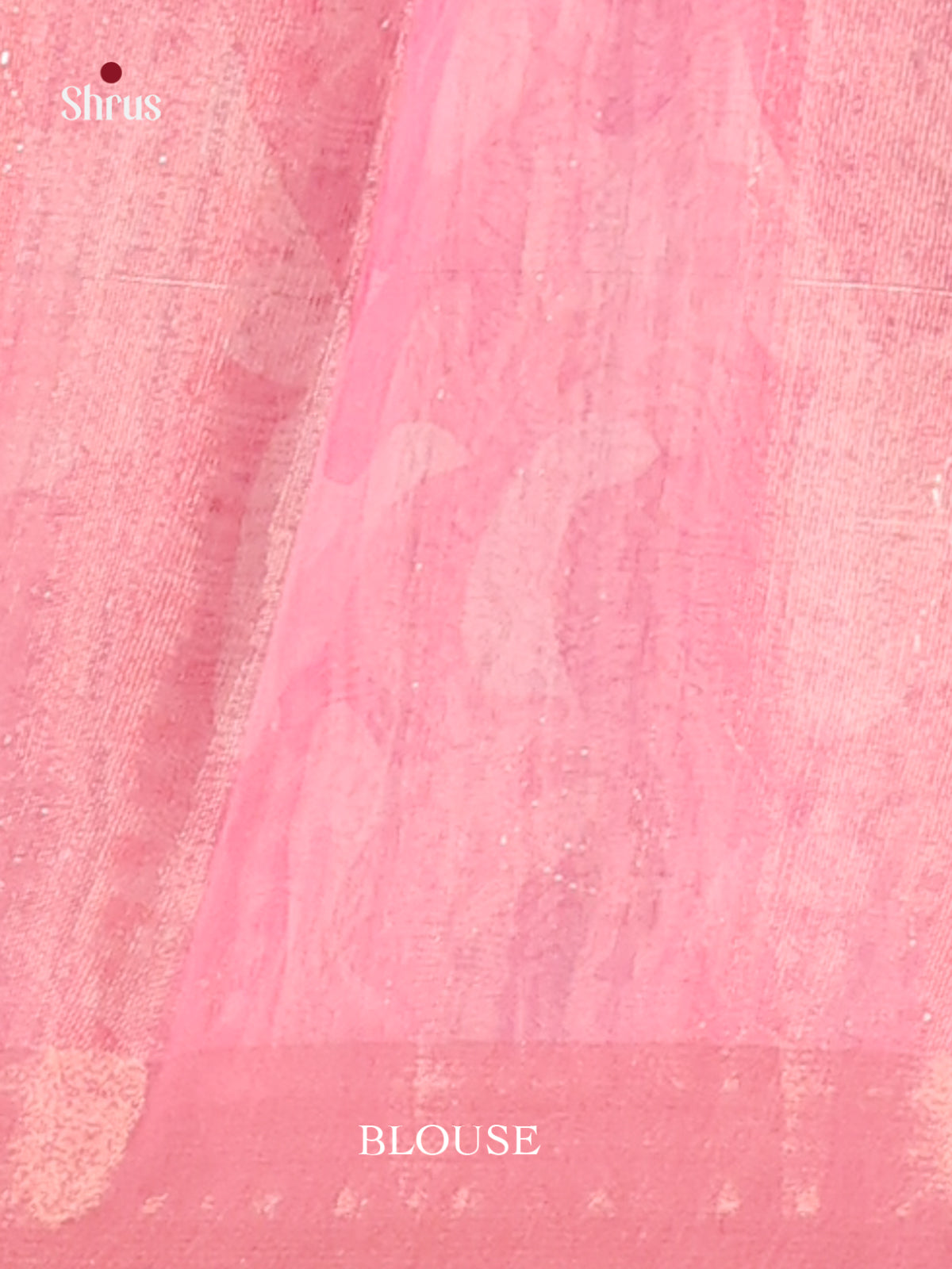 Grey & Pink- Semi Chanderi Saree - Shop on Shrus.com