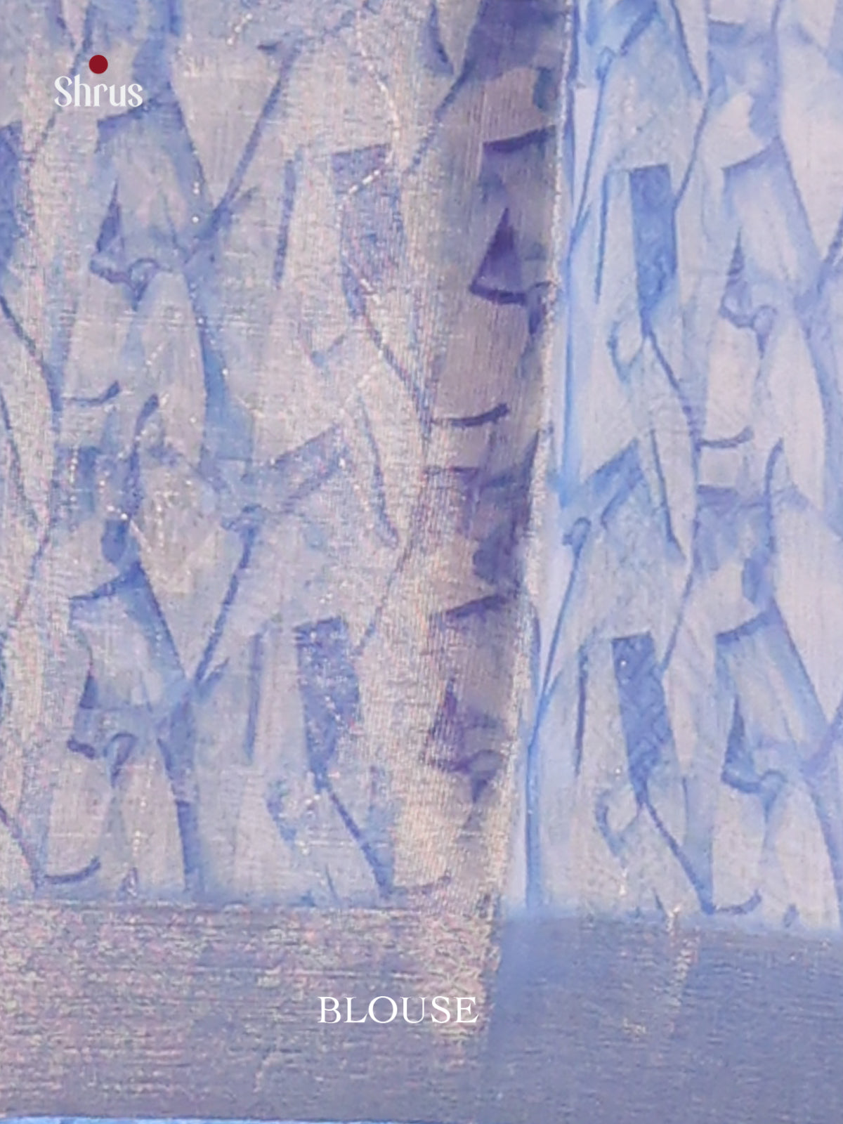 Blue - Semi Chanderi Saree