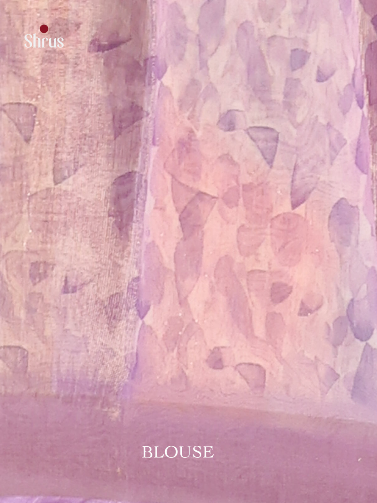 Lavender & Grey- Semi Chanderi Saree