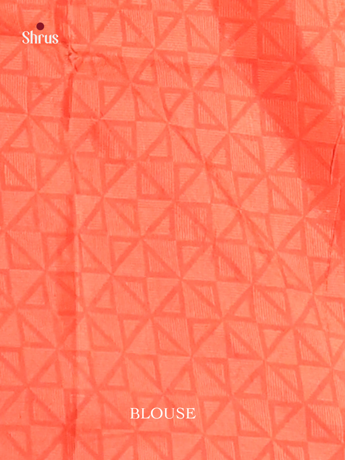 Orange - Semi Tussar Saree - Shop on Shrus.com