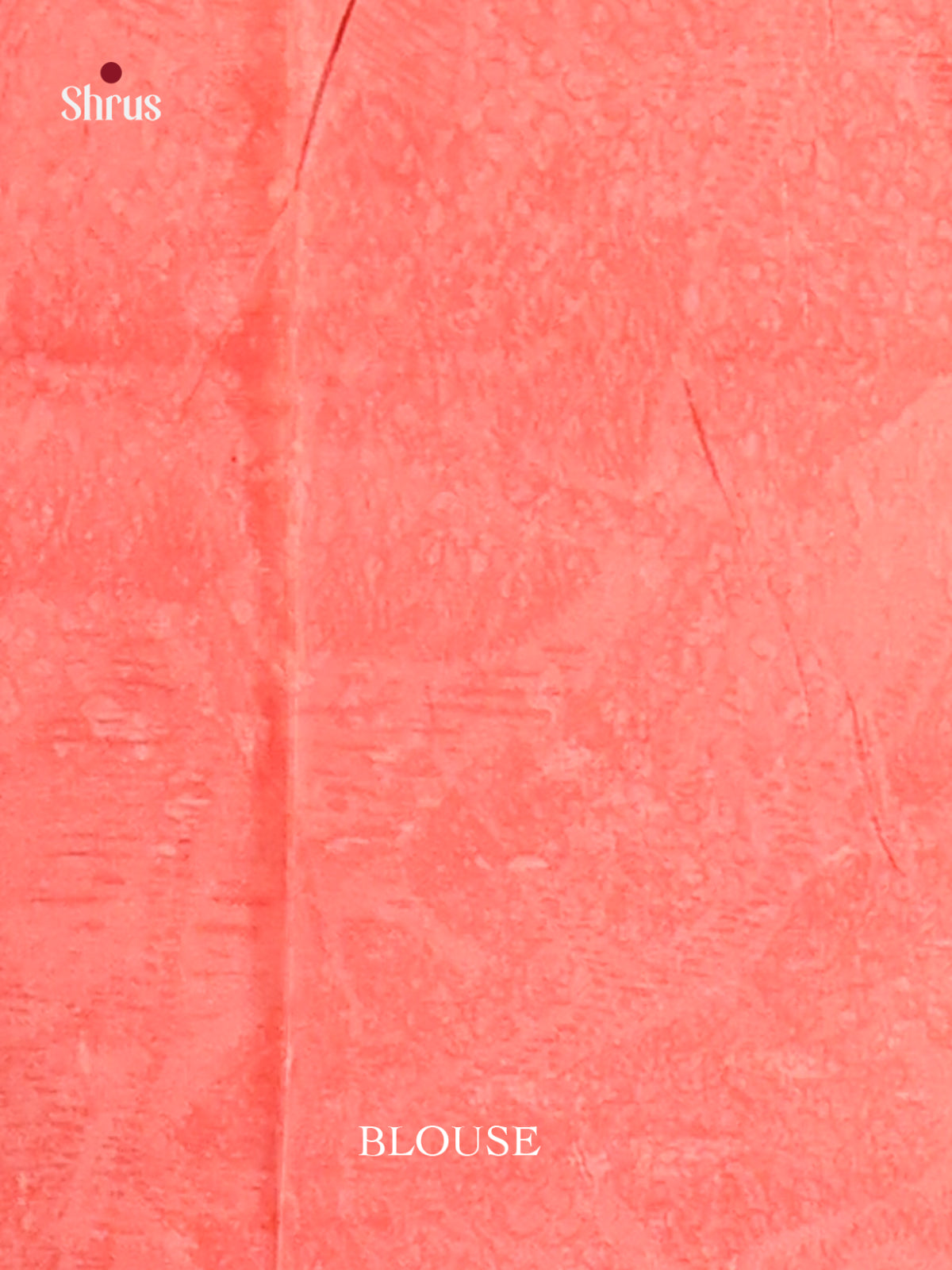 Orangish Pink - Semi Tussar Saree - Shop on Shrus.com