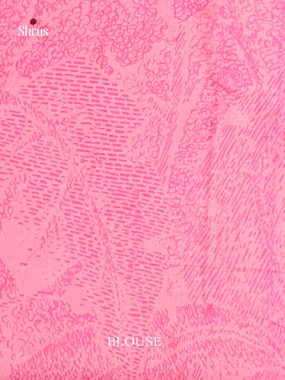 Pink - Semi Tussar Saree - Shop on Shrus.com