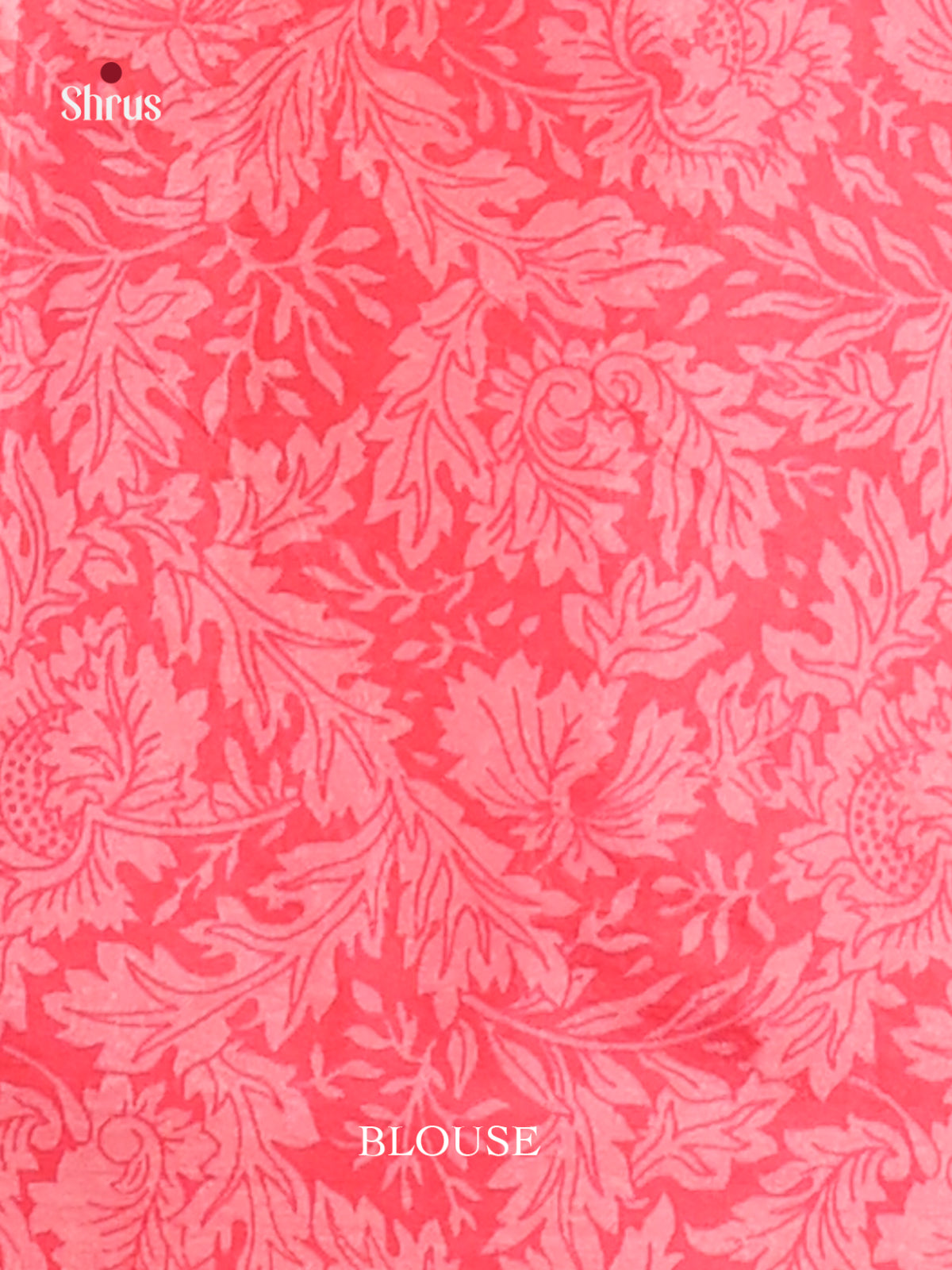 Cream & Pink - Semi Tussar Saree - Shop on Shrus.com