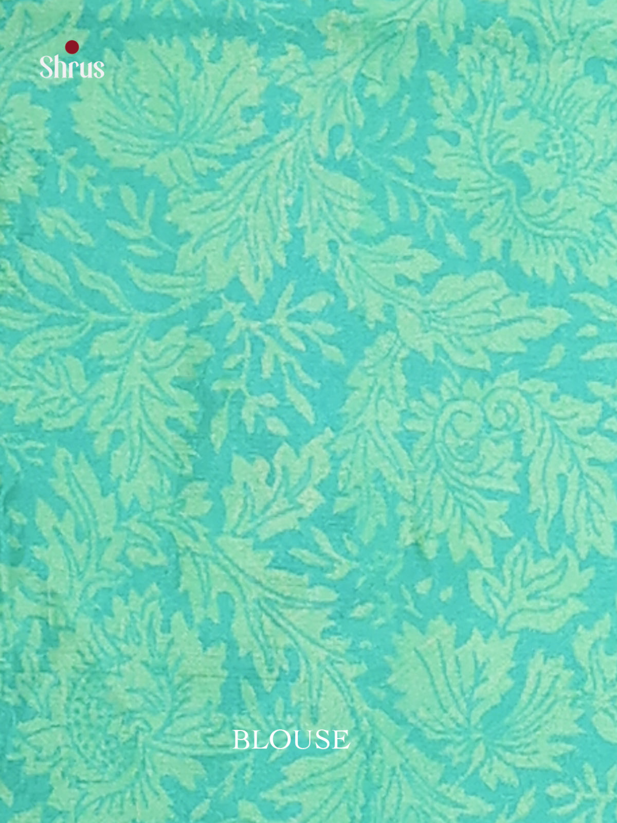 Cream & Teal Green - Semi Tussar Saree