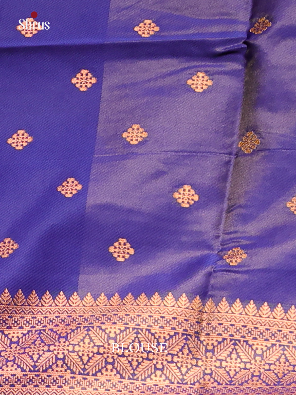 Lavender & Blue - Semi Softsilk Saree - Shop on Shrus.com