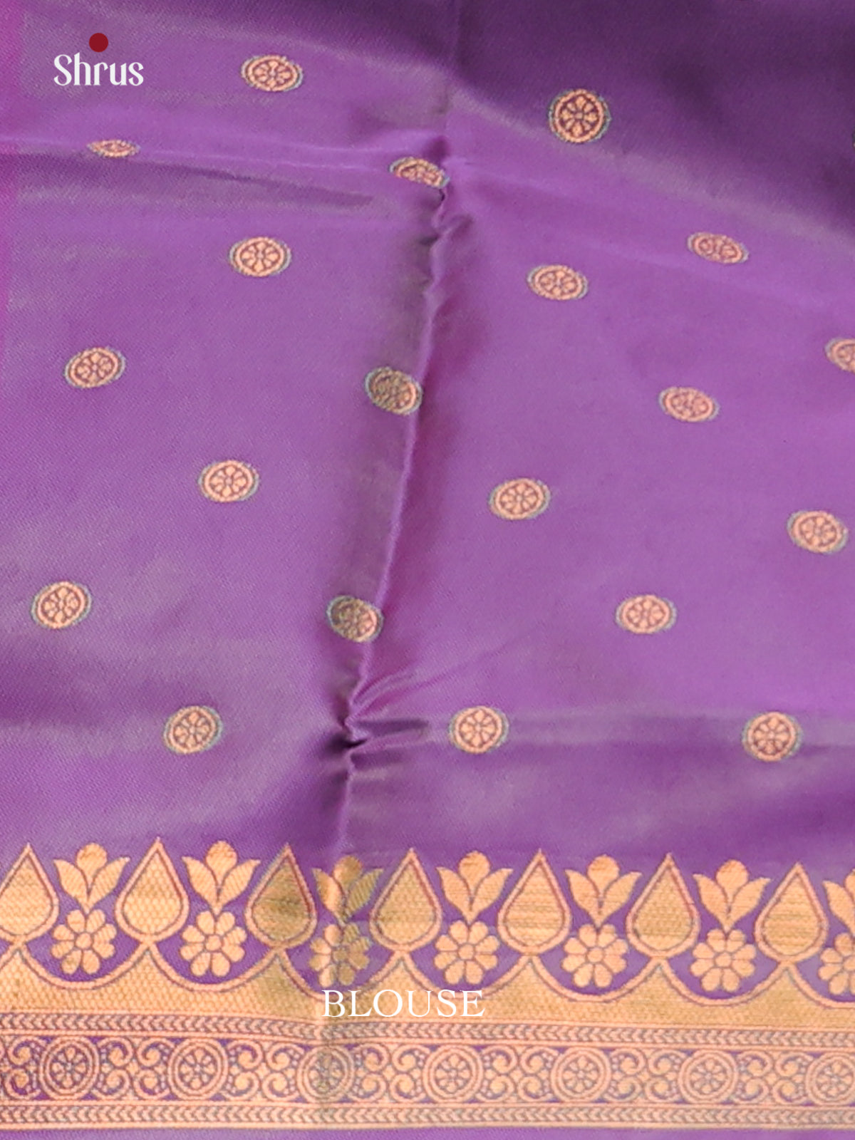 Green & Purple - Semi Softsilk Saree - Shop on Shrus.com