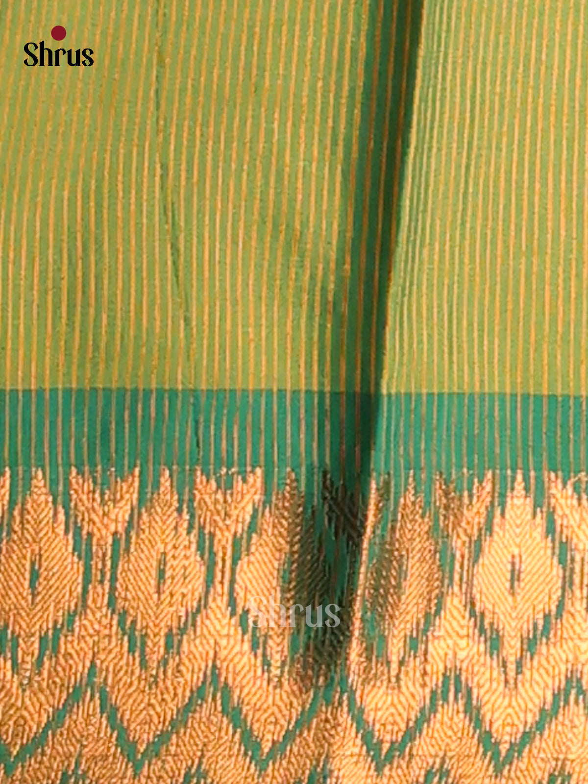 Blue & Green - Semi Pochampally Saree