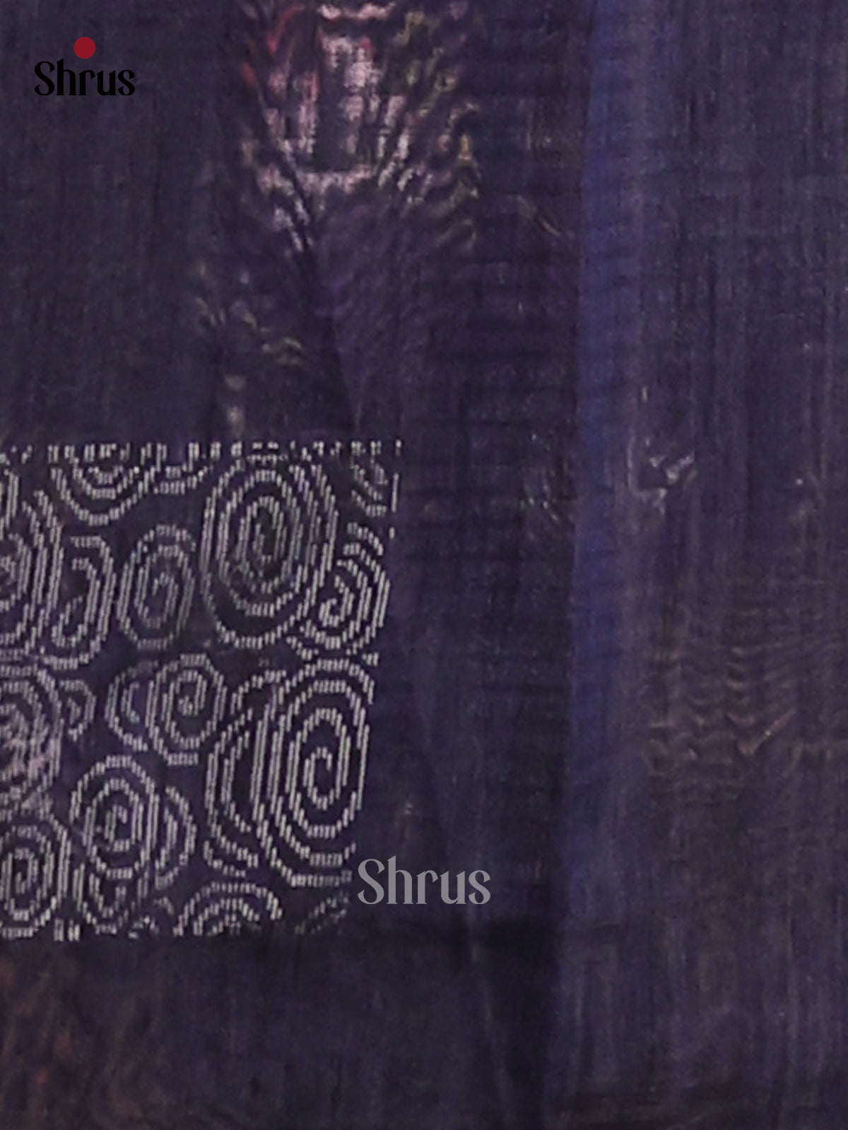 Blue - Semi Rawsilk Saree