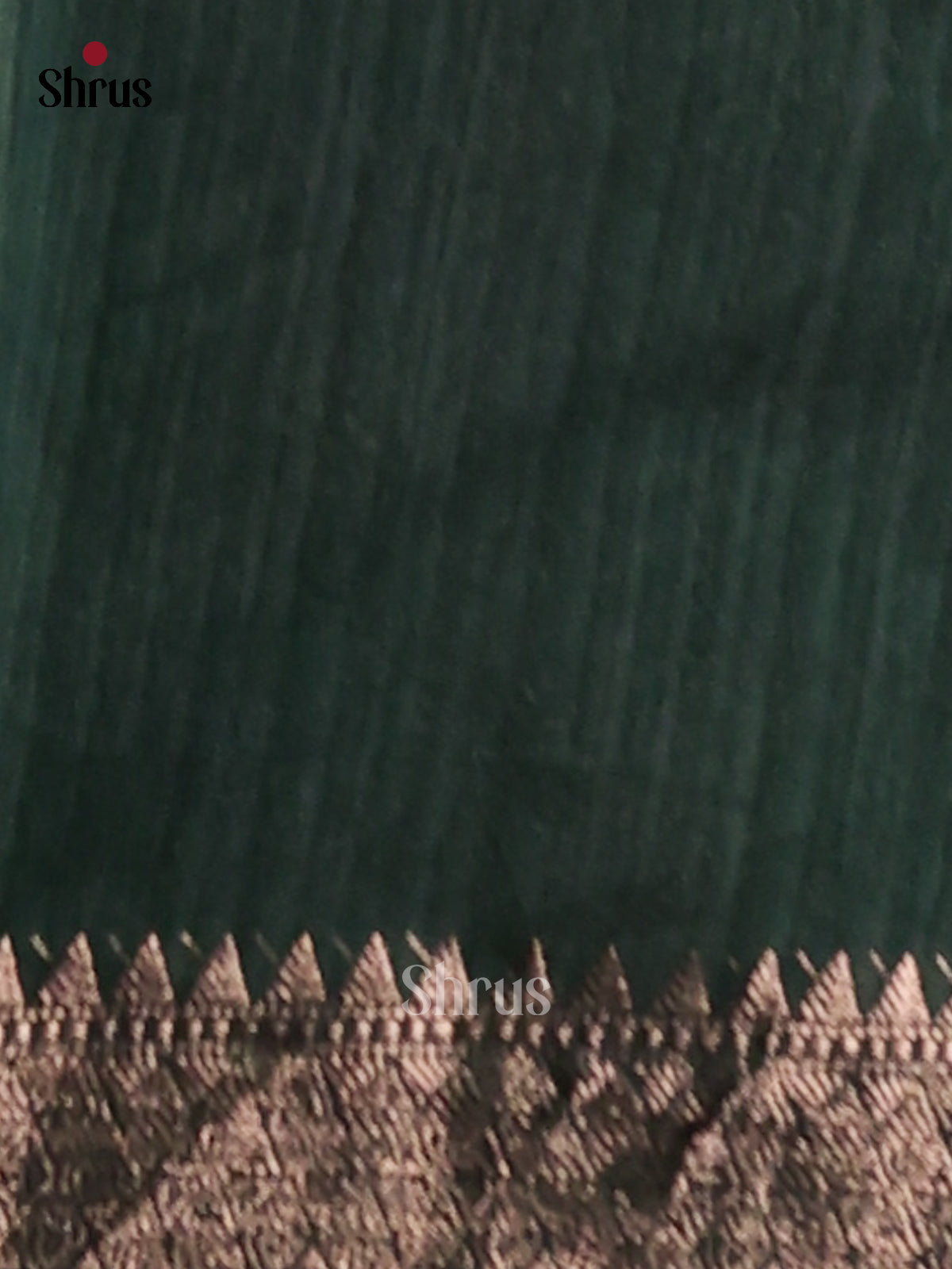 Green - Semi Rawsilk Saree - Shop on Shrus.com