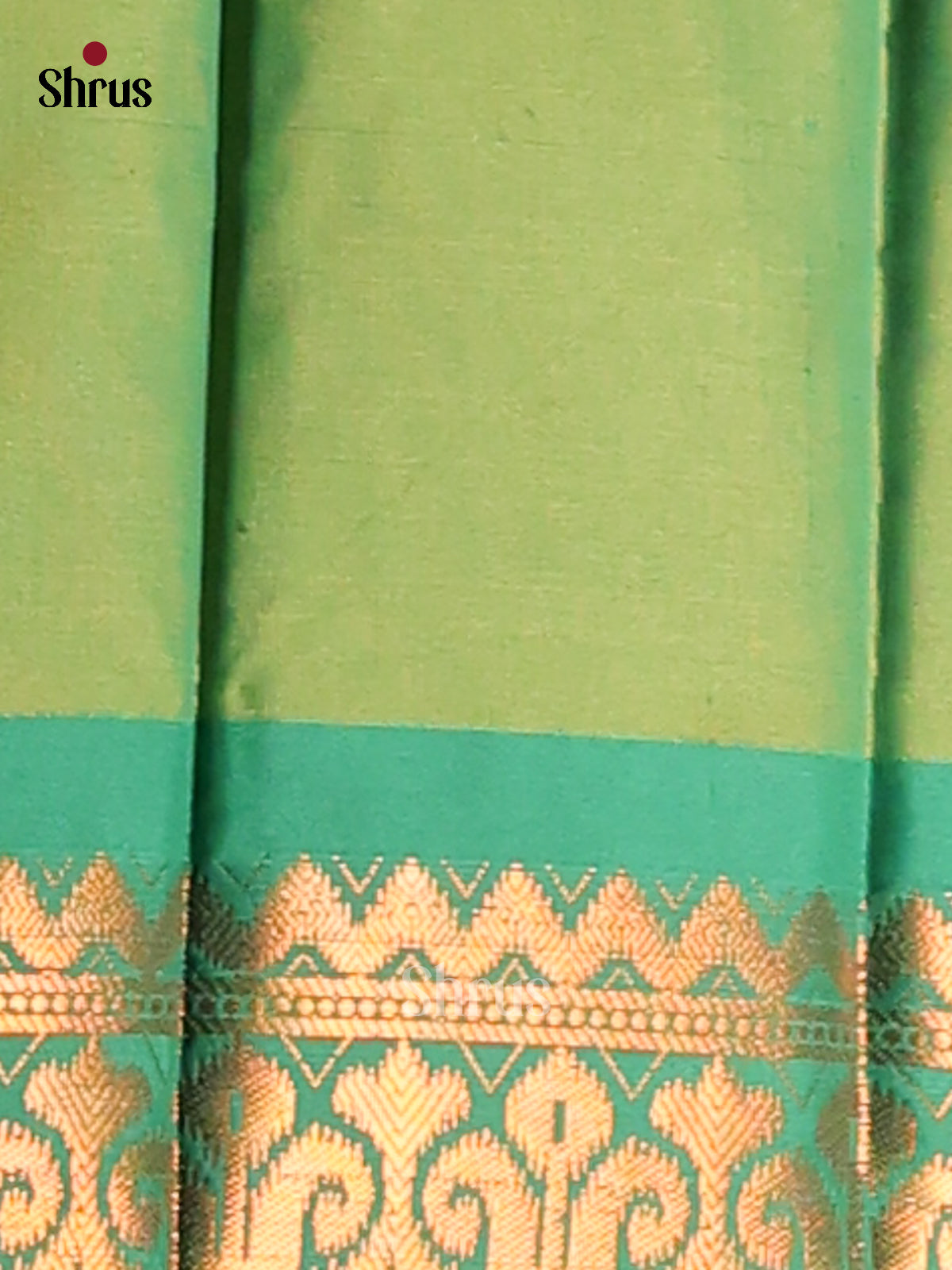 Blue & Green - Semi Pochampally Saree