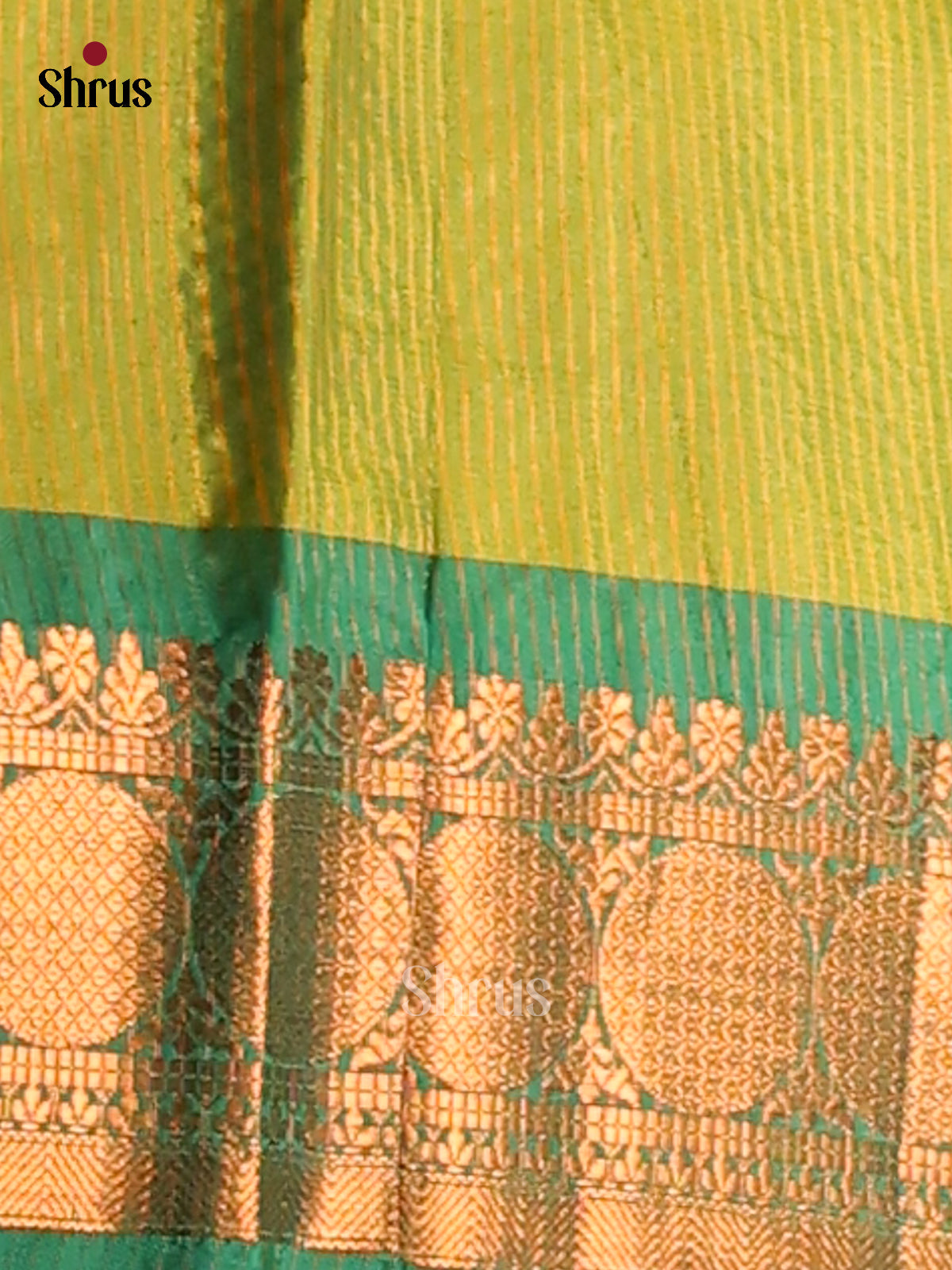 Blue & Green- Semi Pochampally Saree