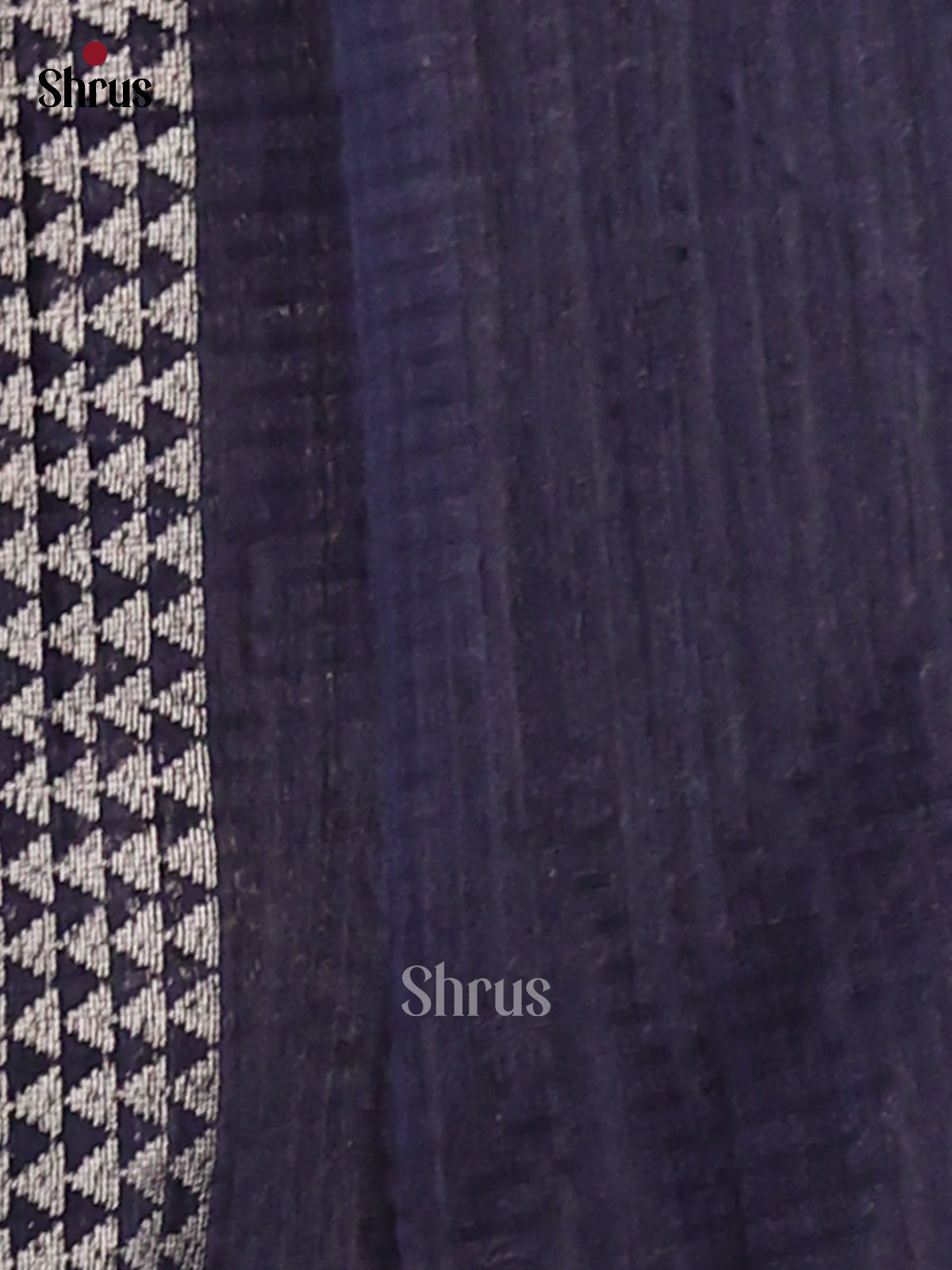 Blue - Semi Rawsilk Saree