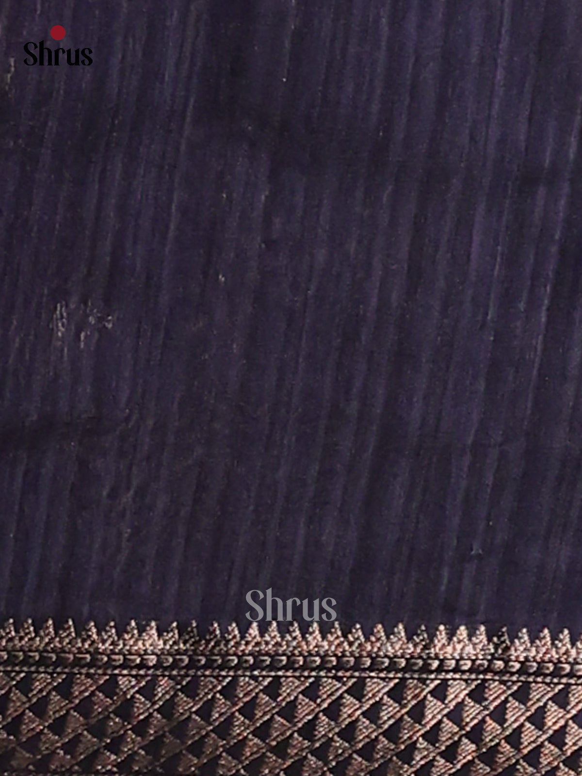 Blue - Semi Rawsilk Saree