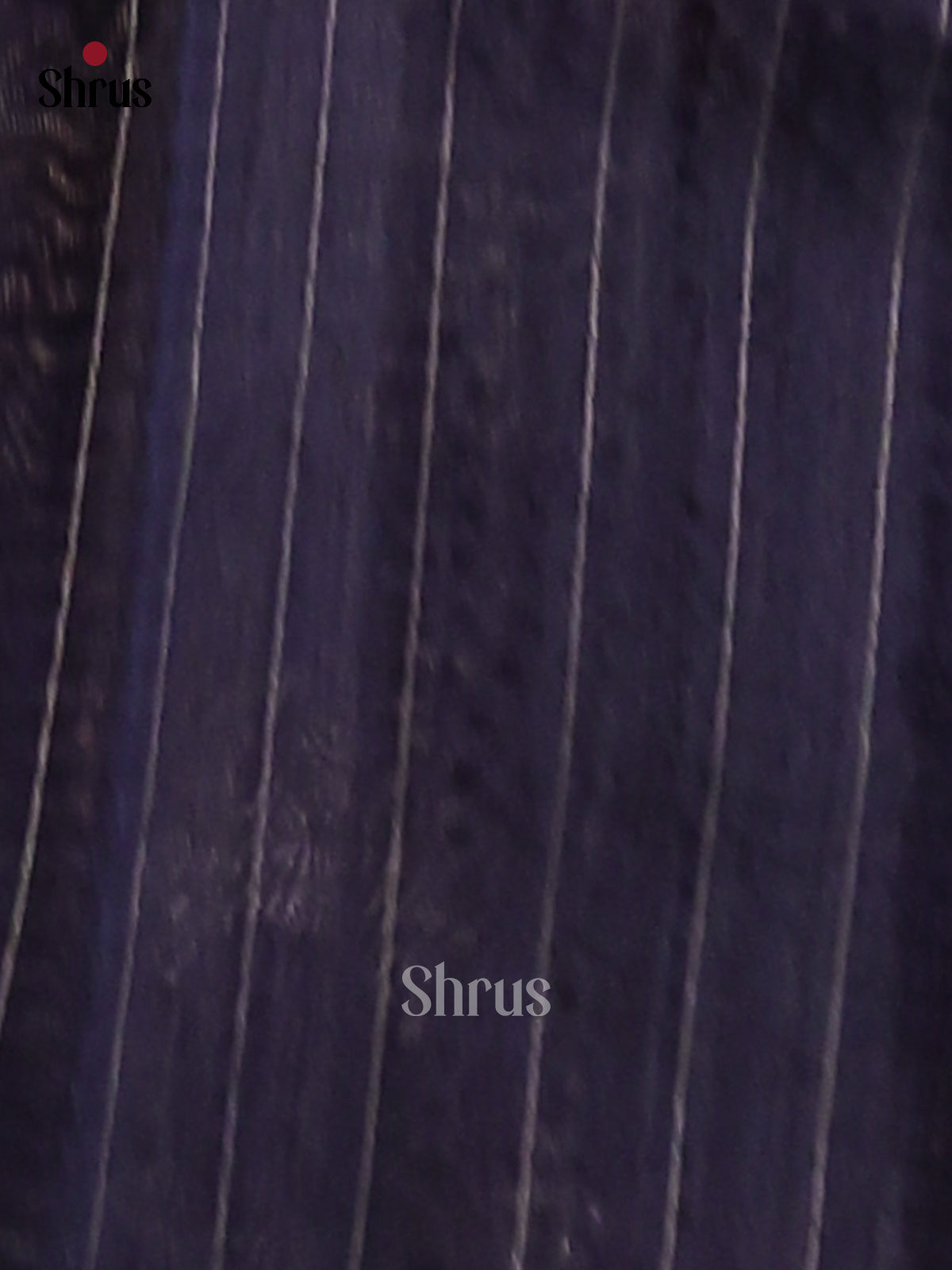 Navy Blue - Semi Rawsilk Saree - Shop on Shrus.com