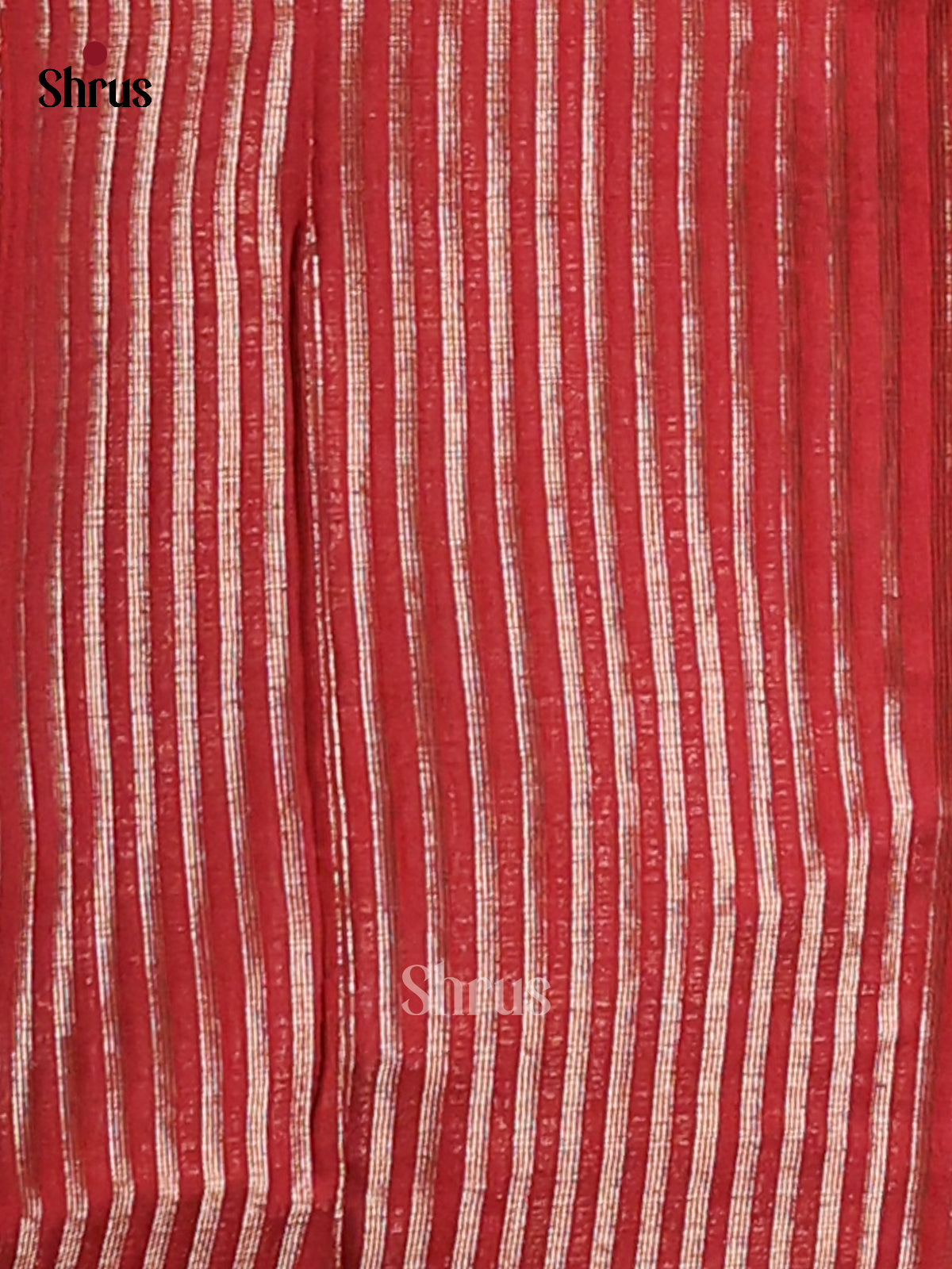 Maroon- Semi Jute Saree - Shop on Shrus.com