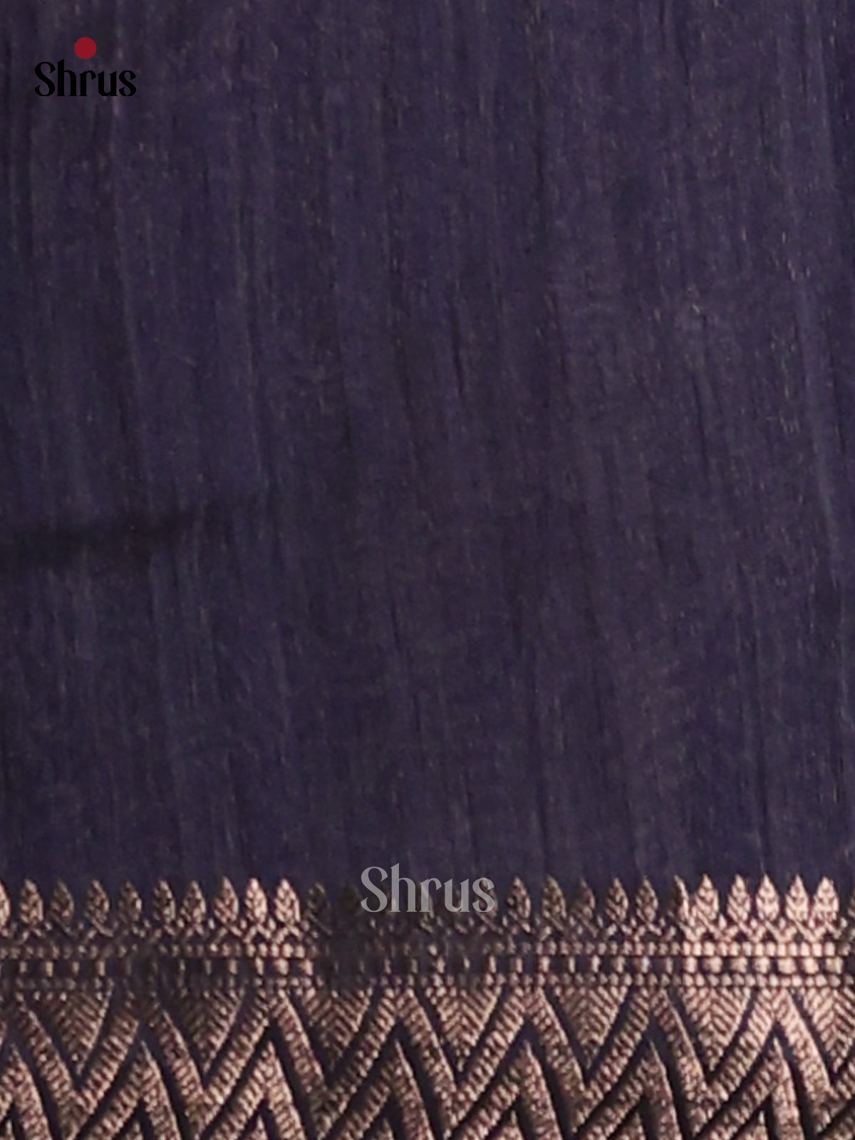 Blue - Semi Rawsilk Saree