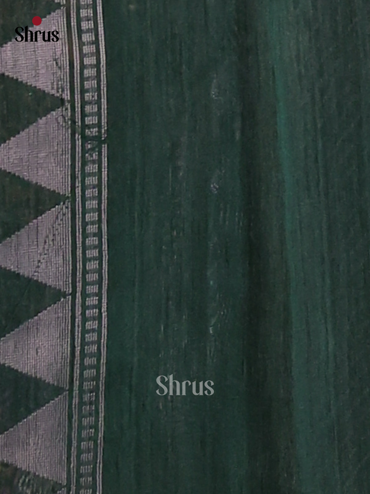 Green - Semi Rawsilk Saree