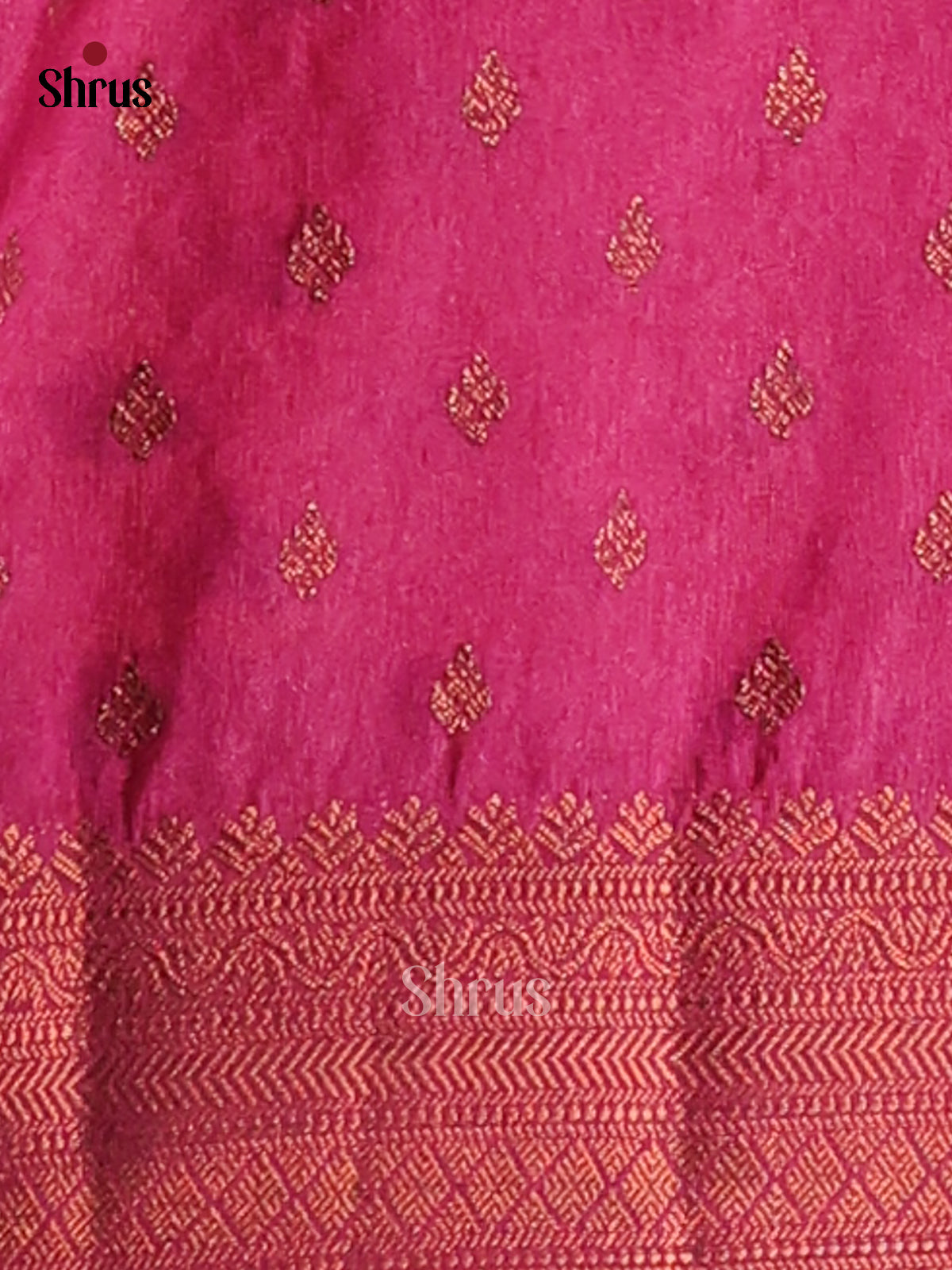 Green & Maroon- NorthSilk Cotton Saree - Shop on Shrus.com