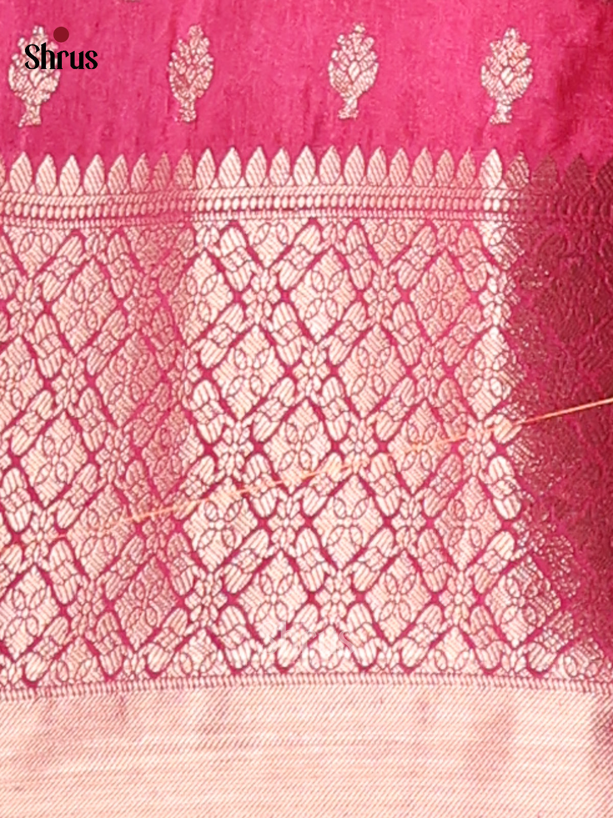 Orange & Pink - NorthSilk Cotton Saree - Shop on Shrus.com