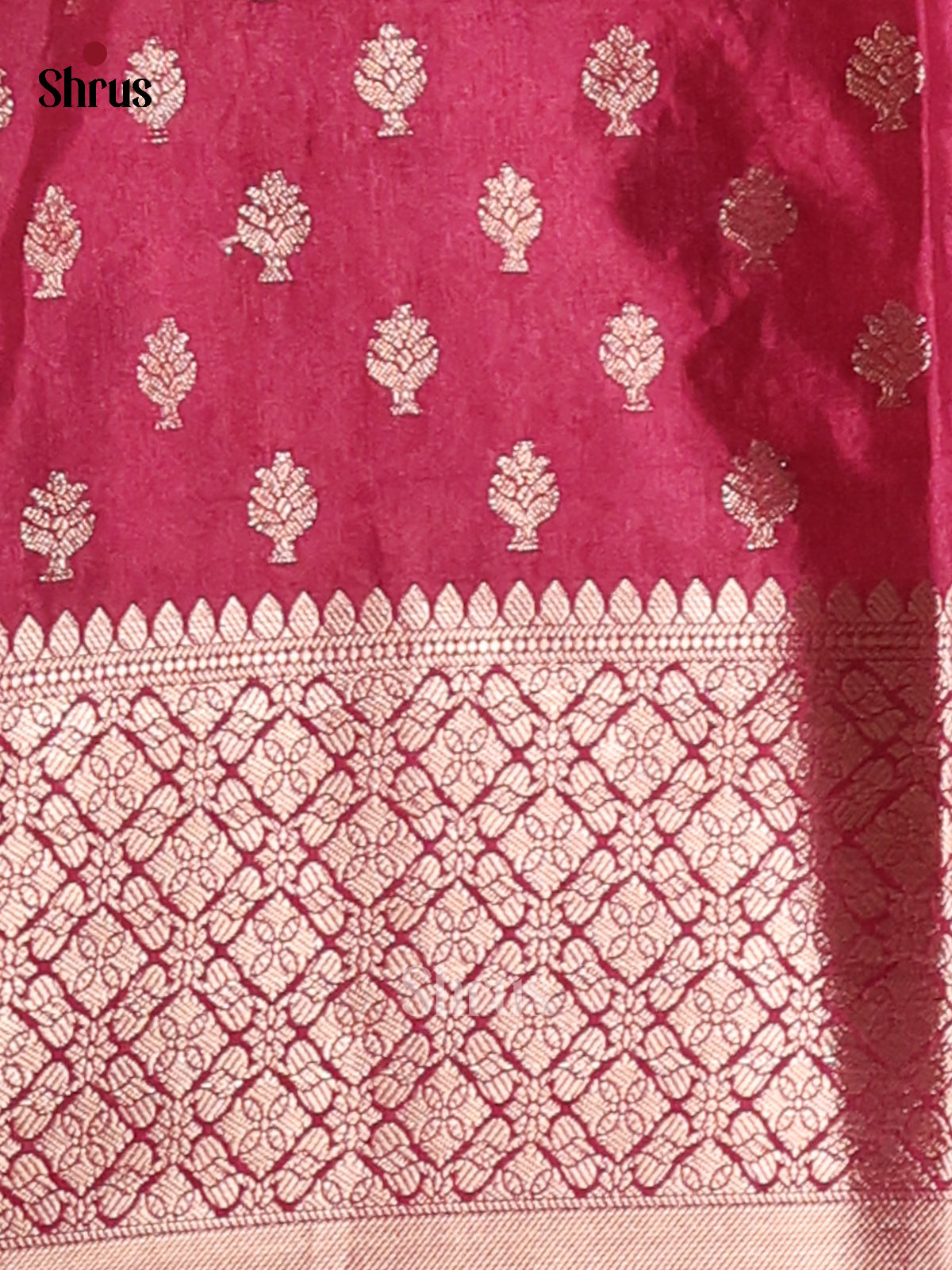 Pink & Purple- NorthSilk Cotton Saree - Shop on Shrus.com