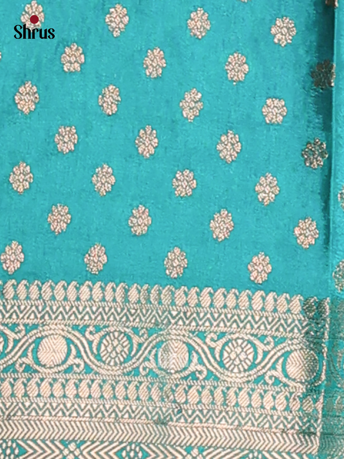 Maroon & Teal - NorthSilk Cotton Saree - Shop on Shrus.com