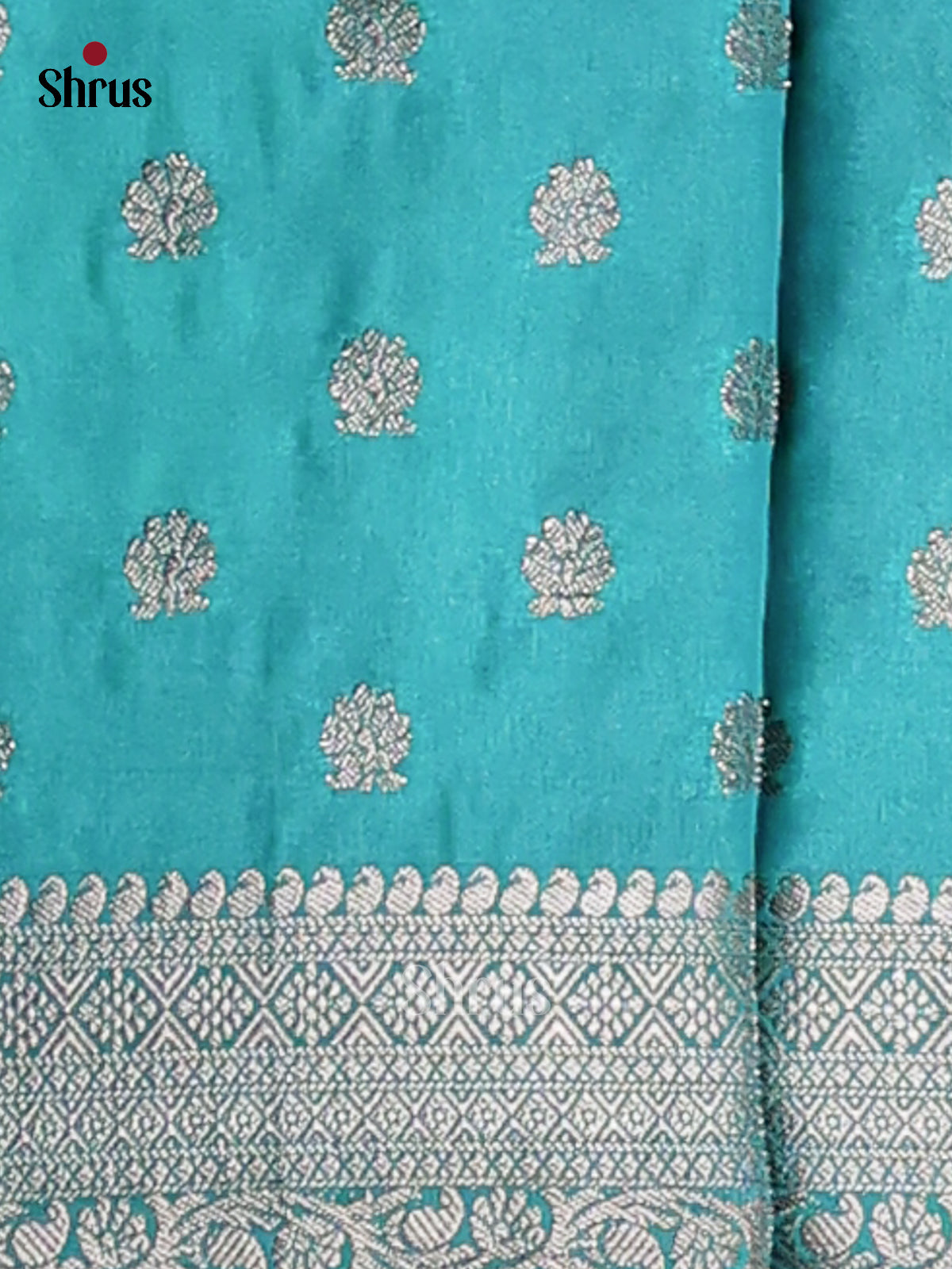 Maroon & Green- NorthSilk Cotton Saree - Shop on Shrus.com