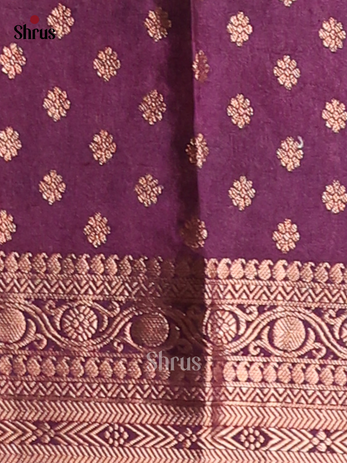 Teal Green & Violet- NorthSilk Cotton Saree - Shop on Shrus.com