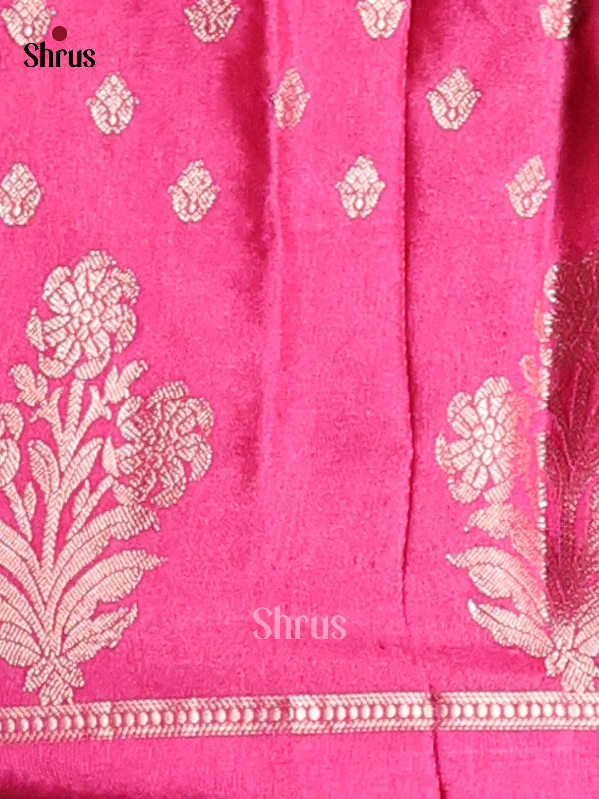 Dusty Brown & Maroon - NorthSilk Cotton Saree - Shop on Shrus.com