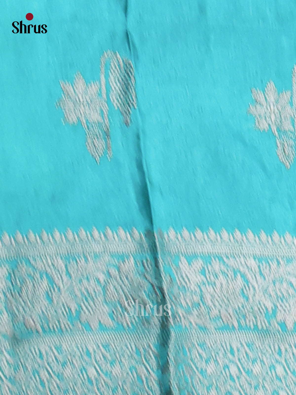 Maroon & Teal- NorthSilk Cotton Saree - Shop on Shrus.com