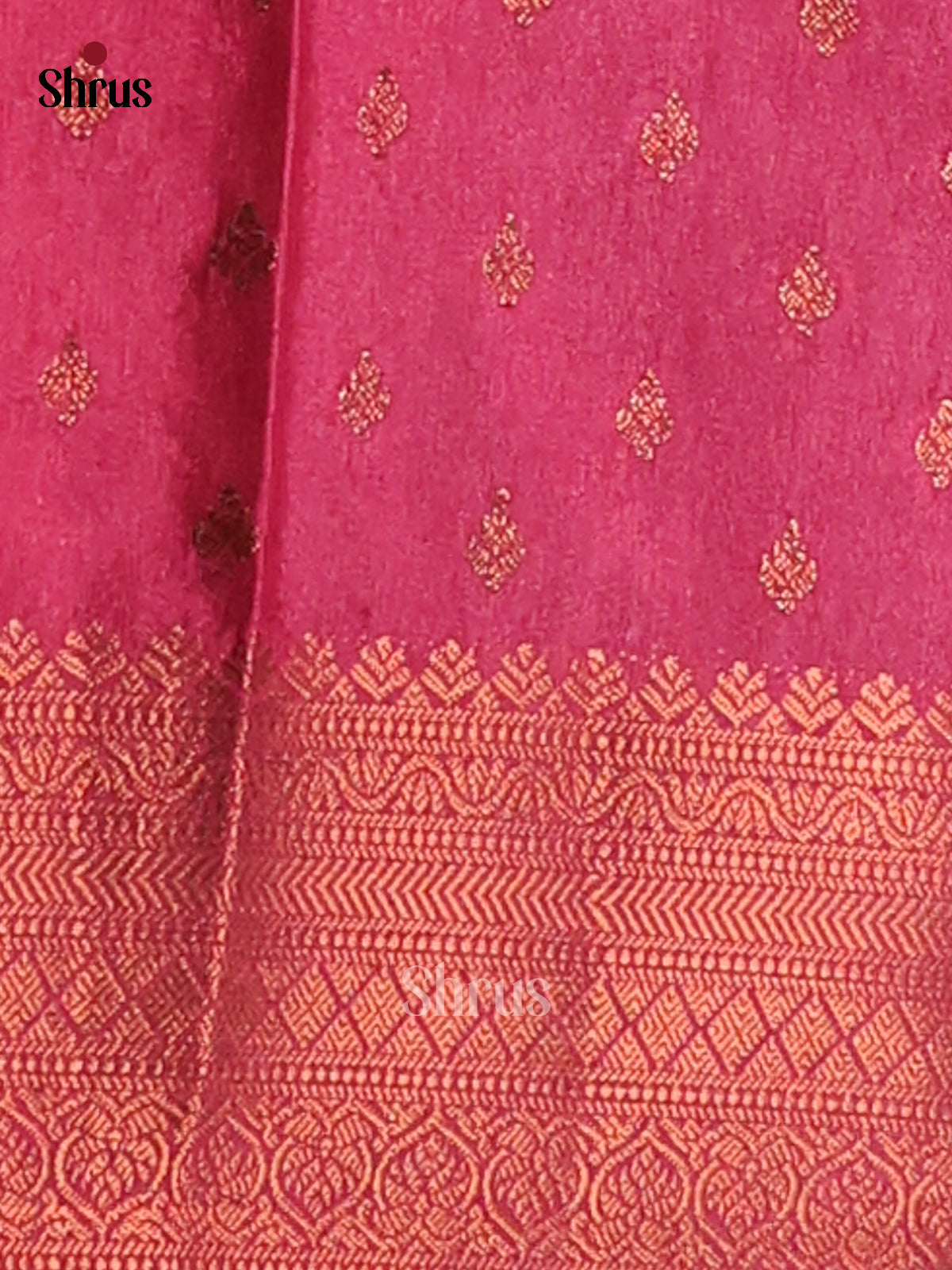 Green & Maroon - NorthSilk Cotton Saree - Shop on Shrus.com